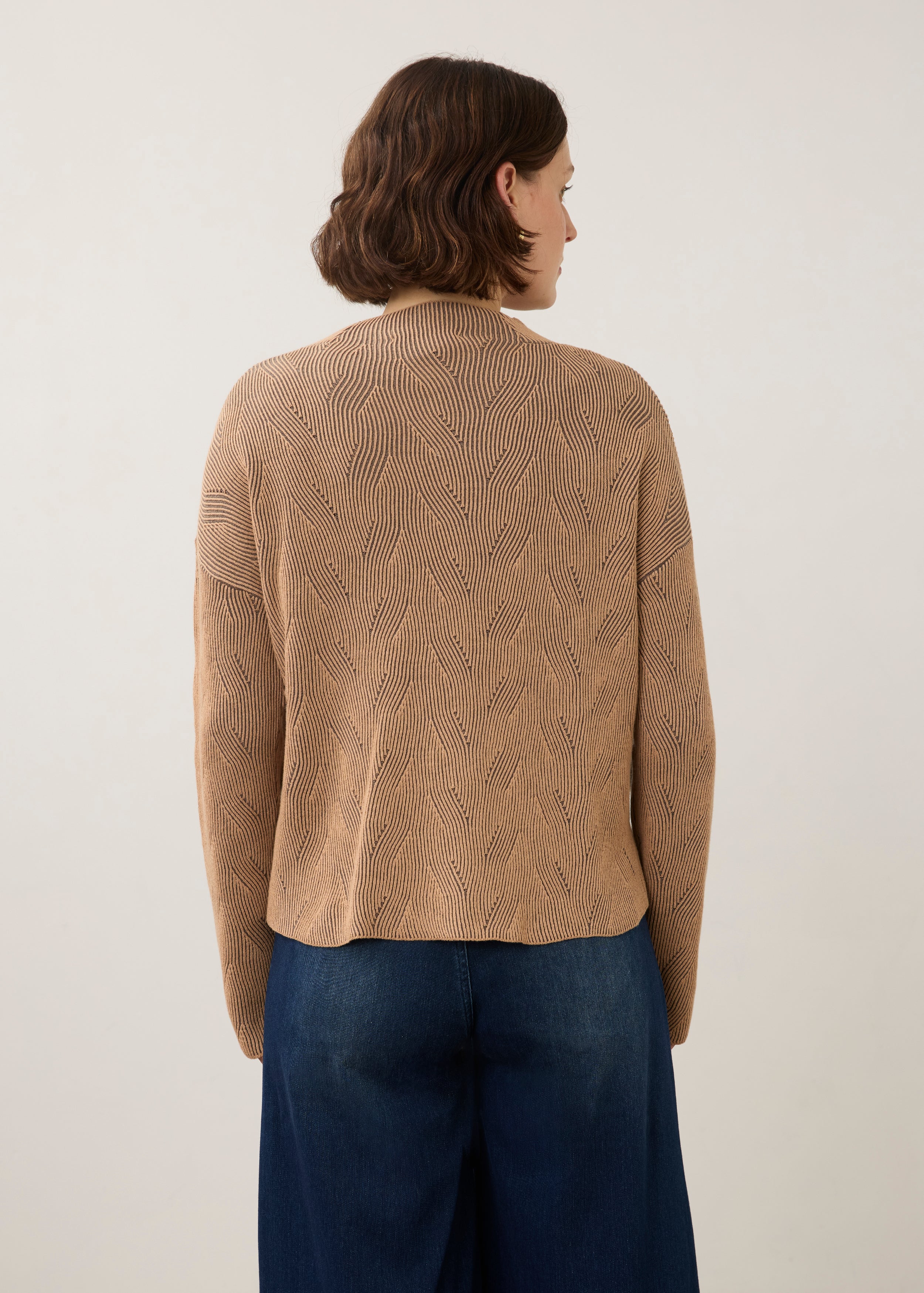 Long Sleeve Funnel Neck Sweater (1048314)
