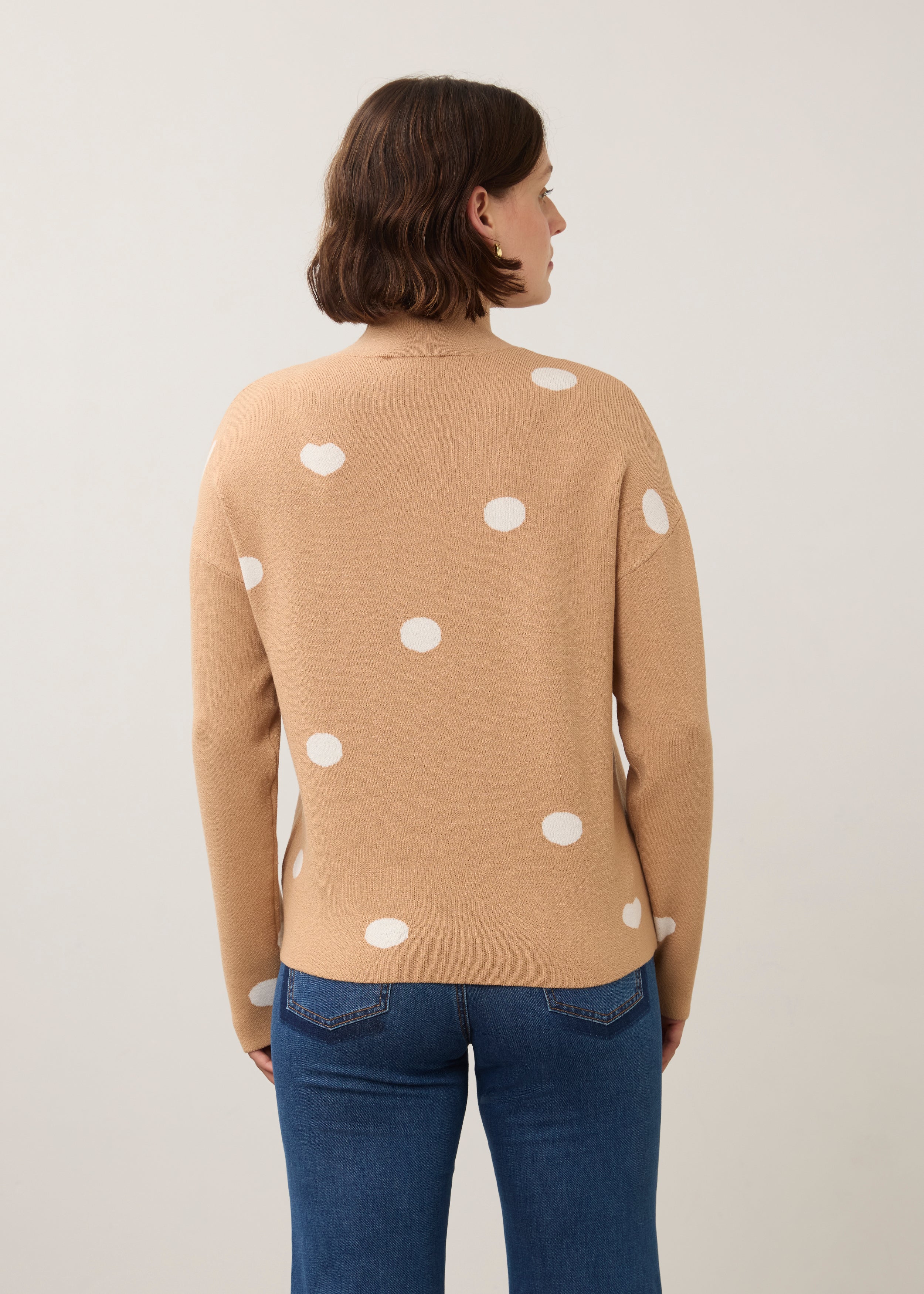 Mock Neck Loose Fit Sweater (1301535)