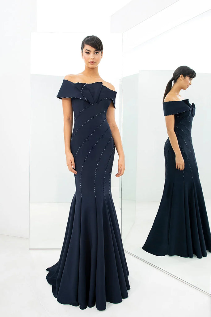 Off the Shoulder Mermaid Gown (AD0004)
