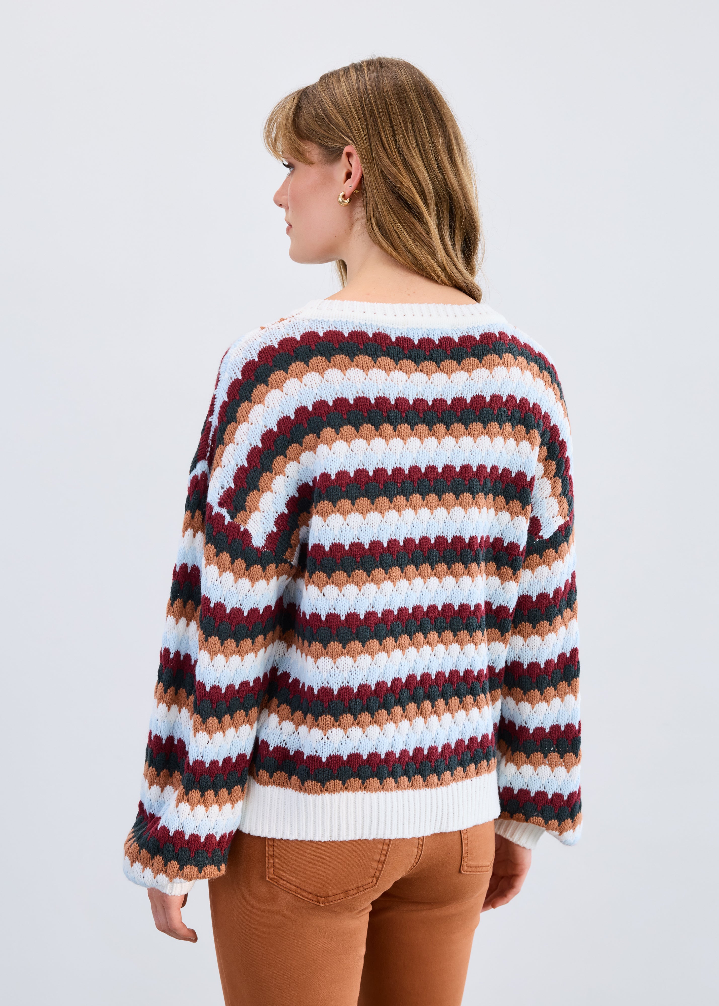 Boat Neck Sweater (1377525)