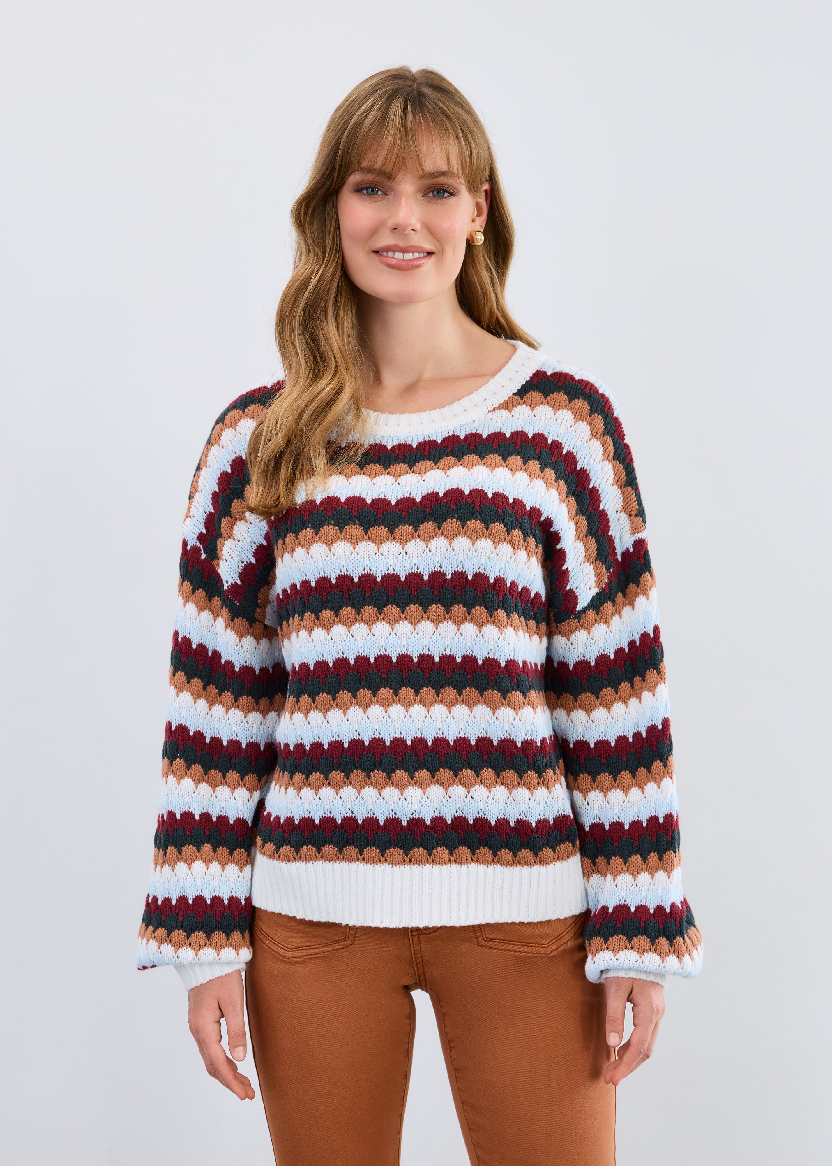 Boat Neck Sweater (1377525)