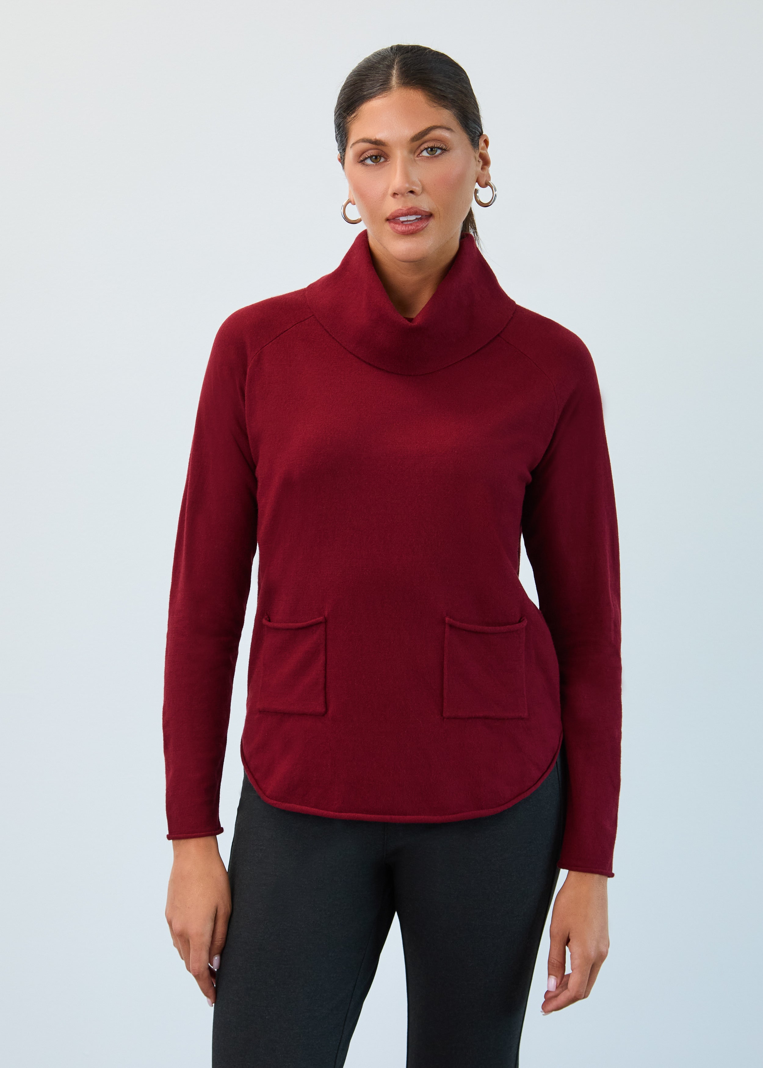 Cowl Neck Sweater (1492212)