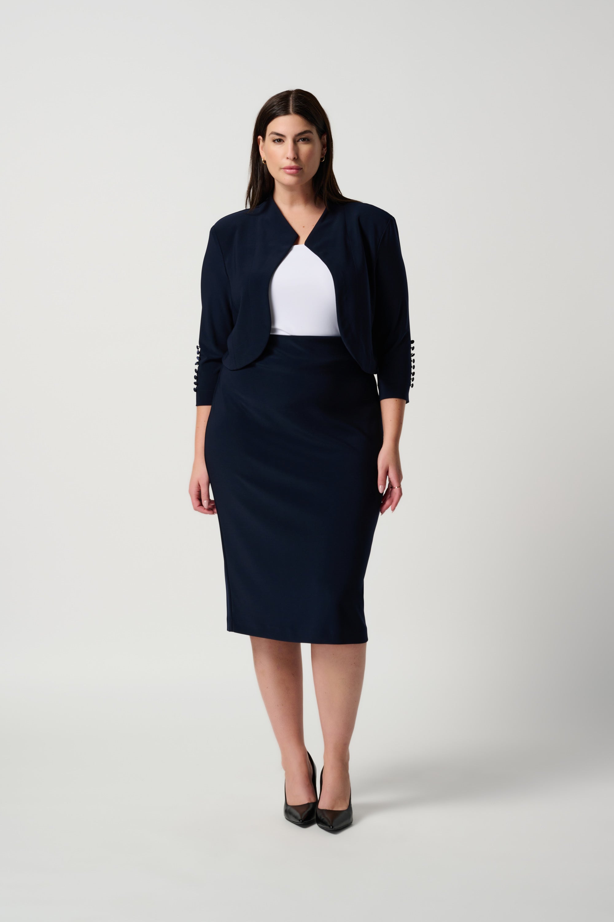 Essential Long Pencil Skirt (163083)