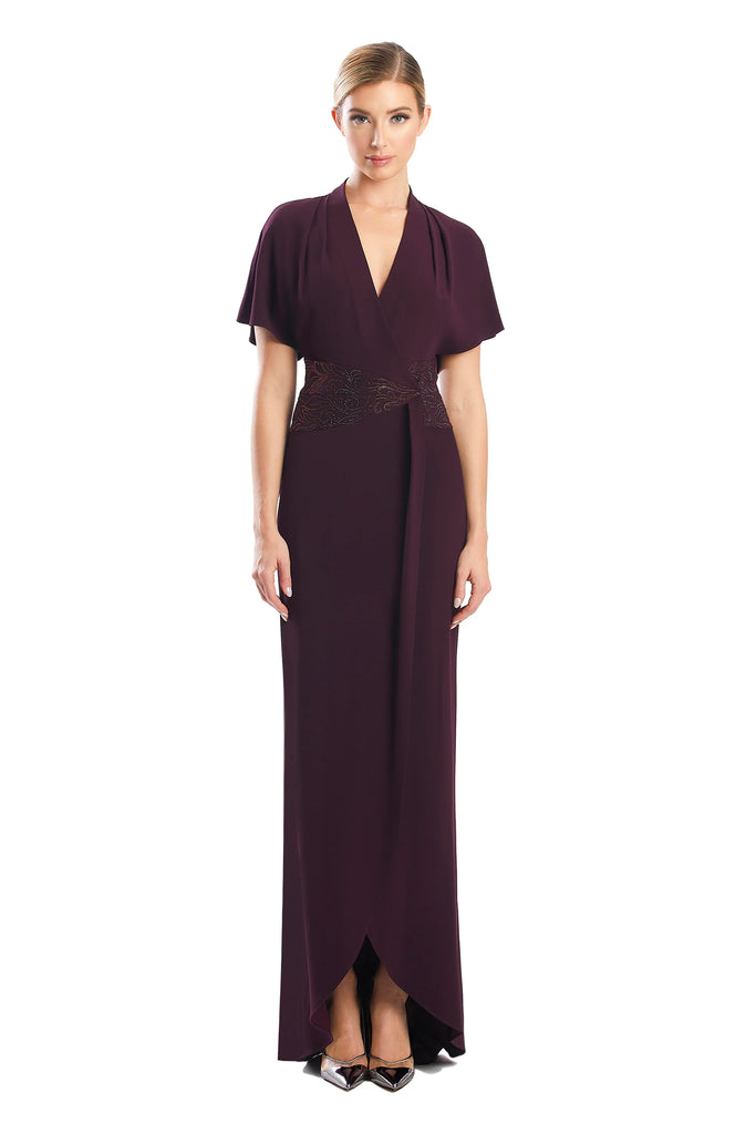 V Neck Gown (AD0009)