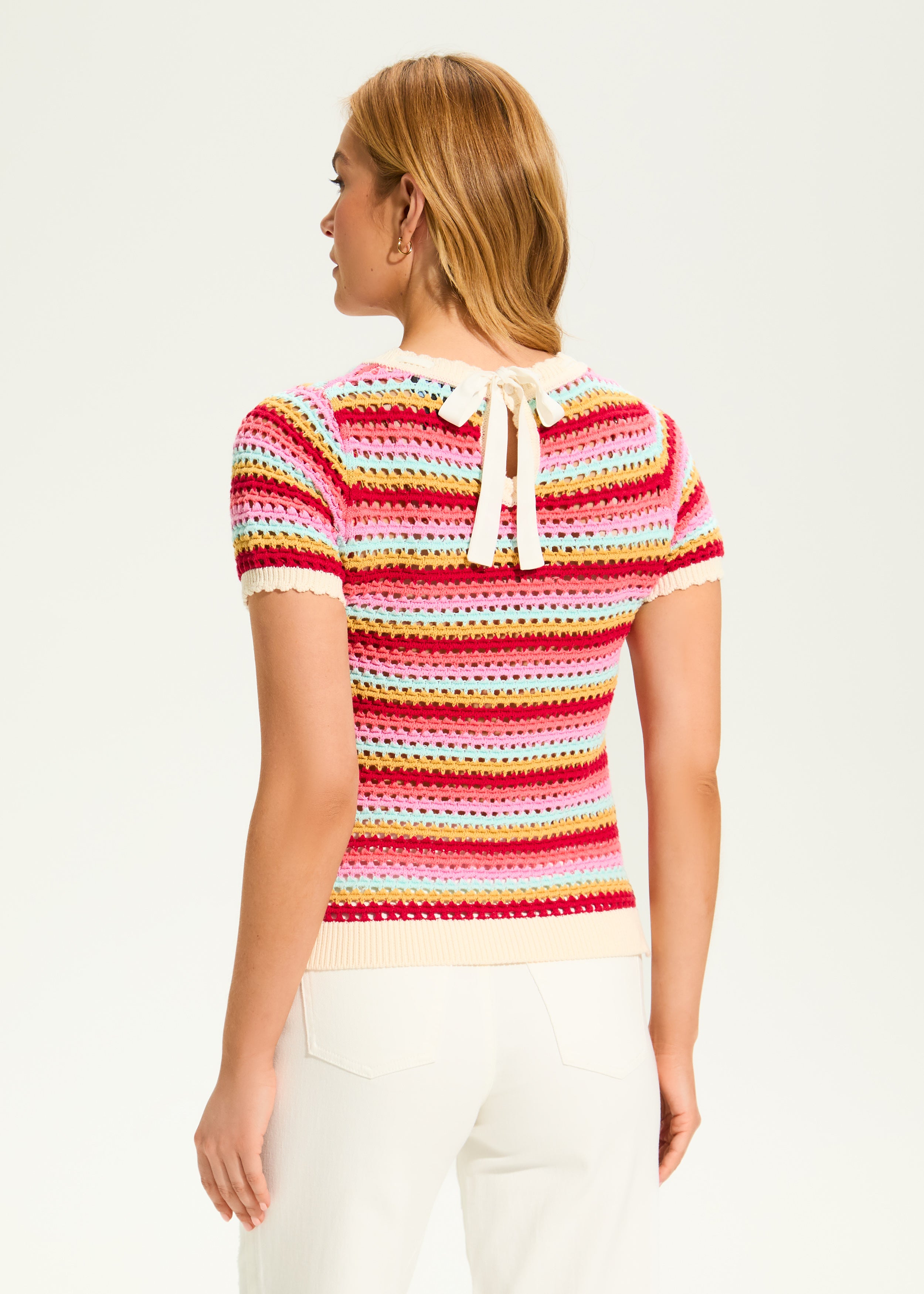 Crochet Knit Top (1921299)