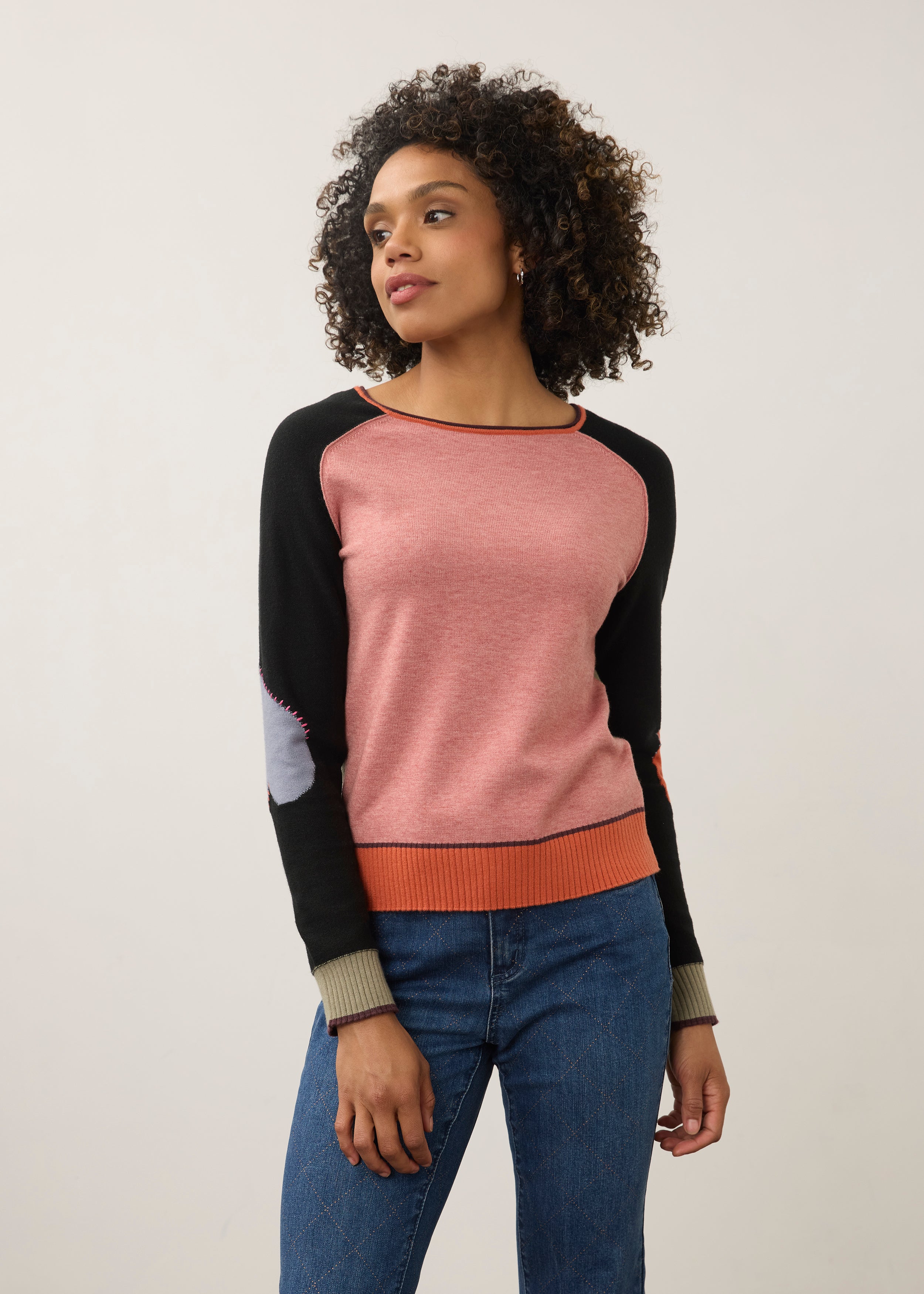 Long Sleeve Boatneck Sweater (1938203)