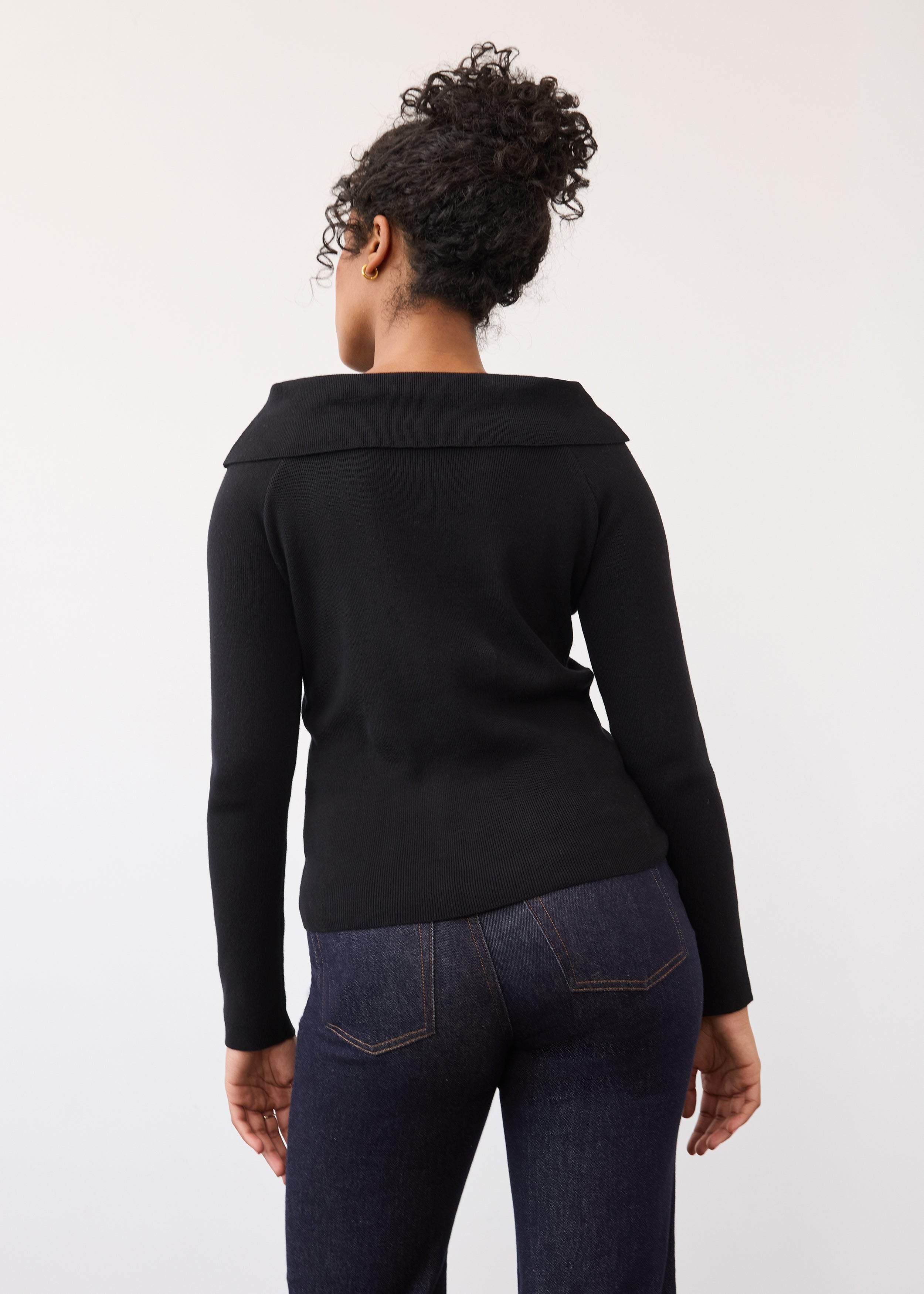 Long Sleeve Off The Shoulder Sweater (1983764)