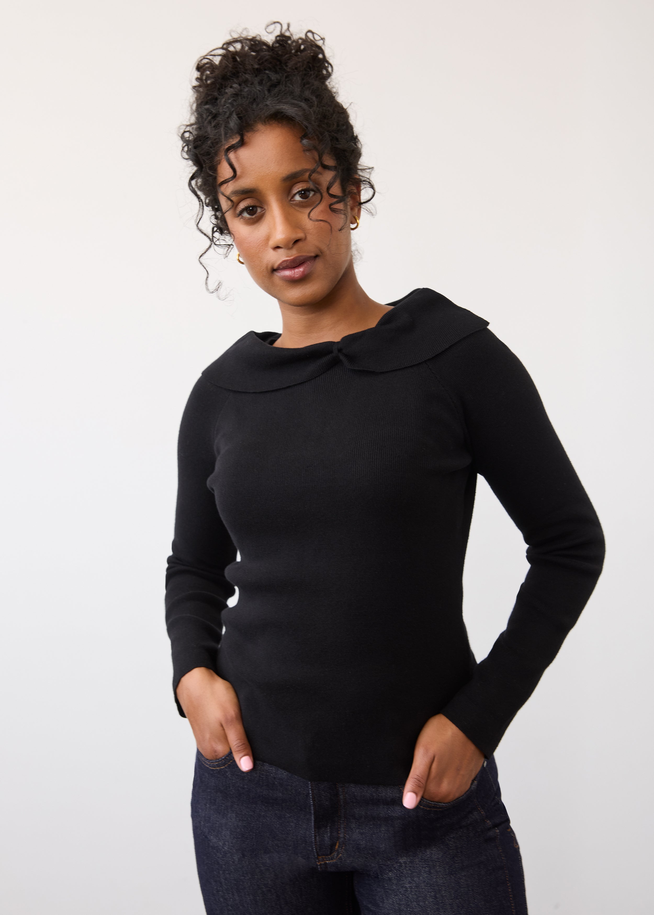 Long Sleeve Off The Shoulder Sweater (1983764)