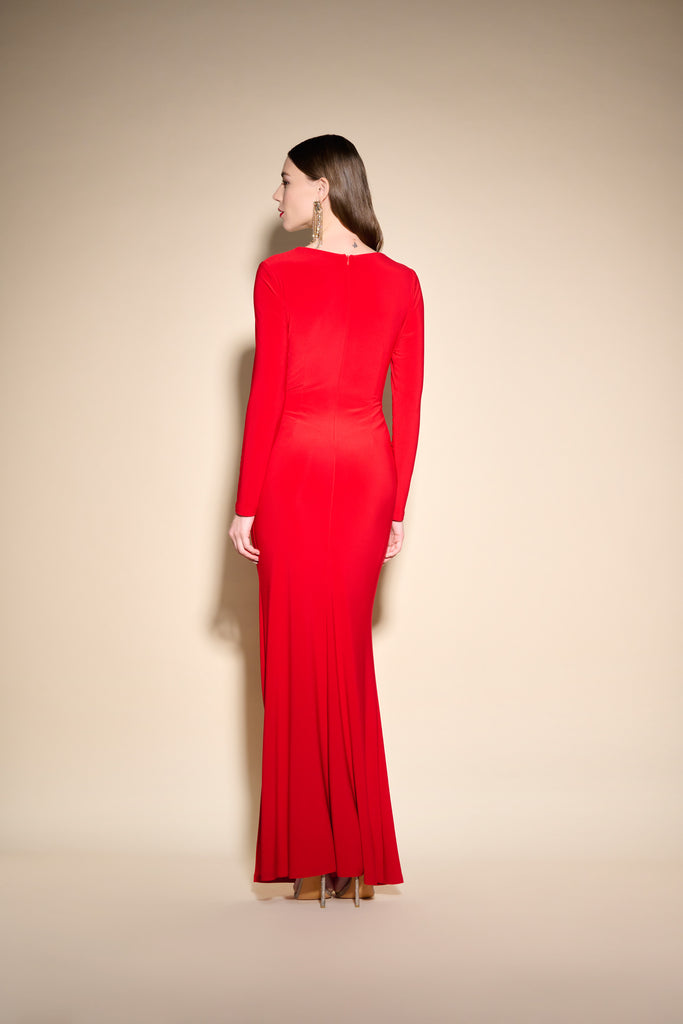 Cowl Neck Maxi Dress (JR1086)