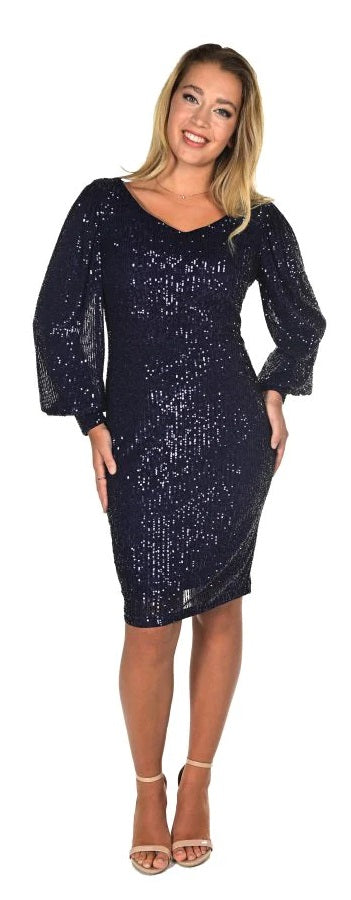 Sequin Dress with Full Sleeve (FL0105)