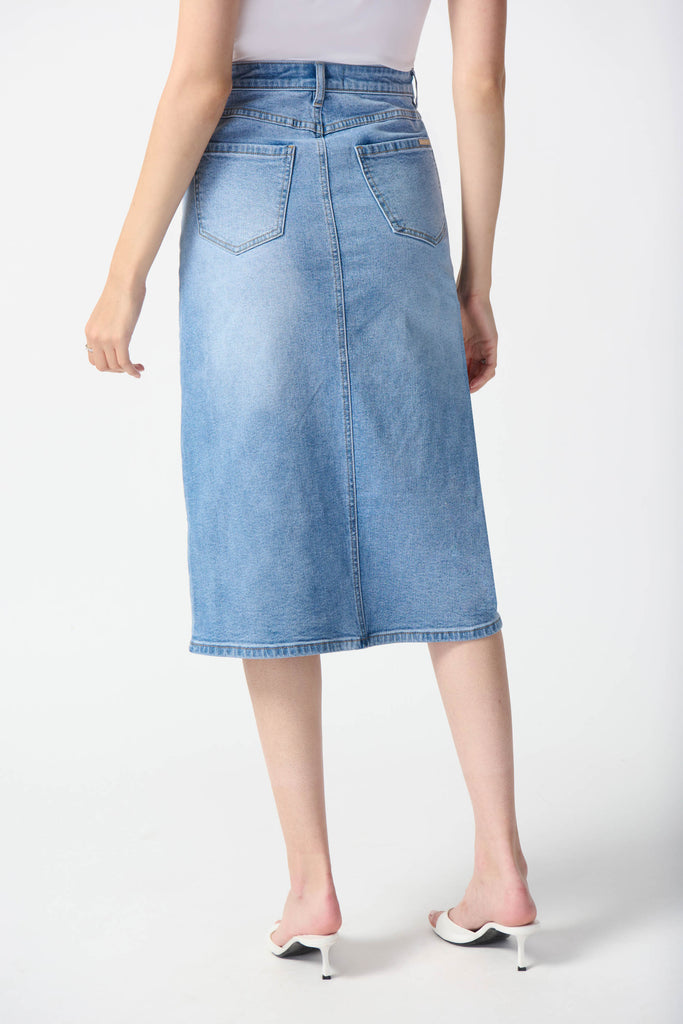 Denim A-Line Skirt (242919)