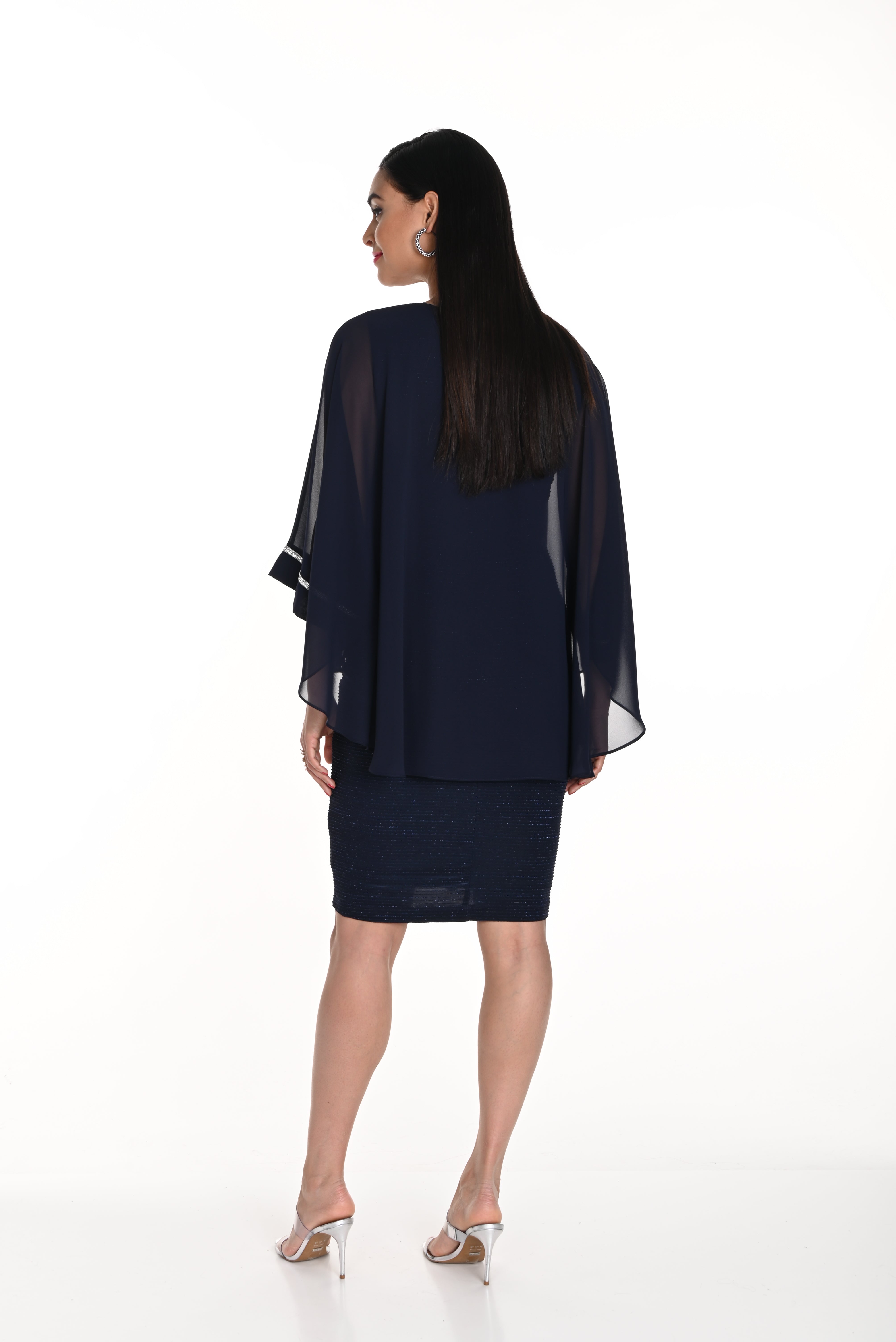 Cuffed Overlay Dress (FL0131)