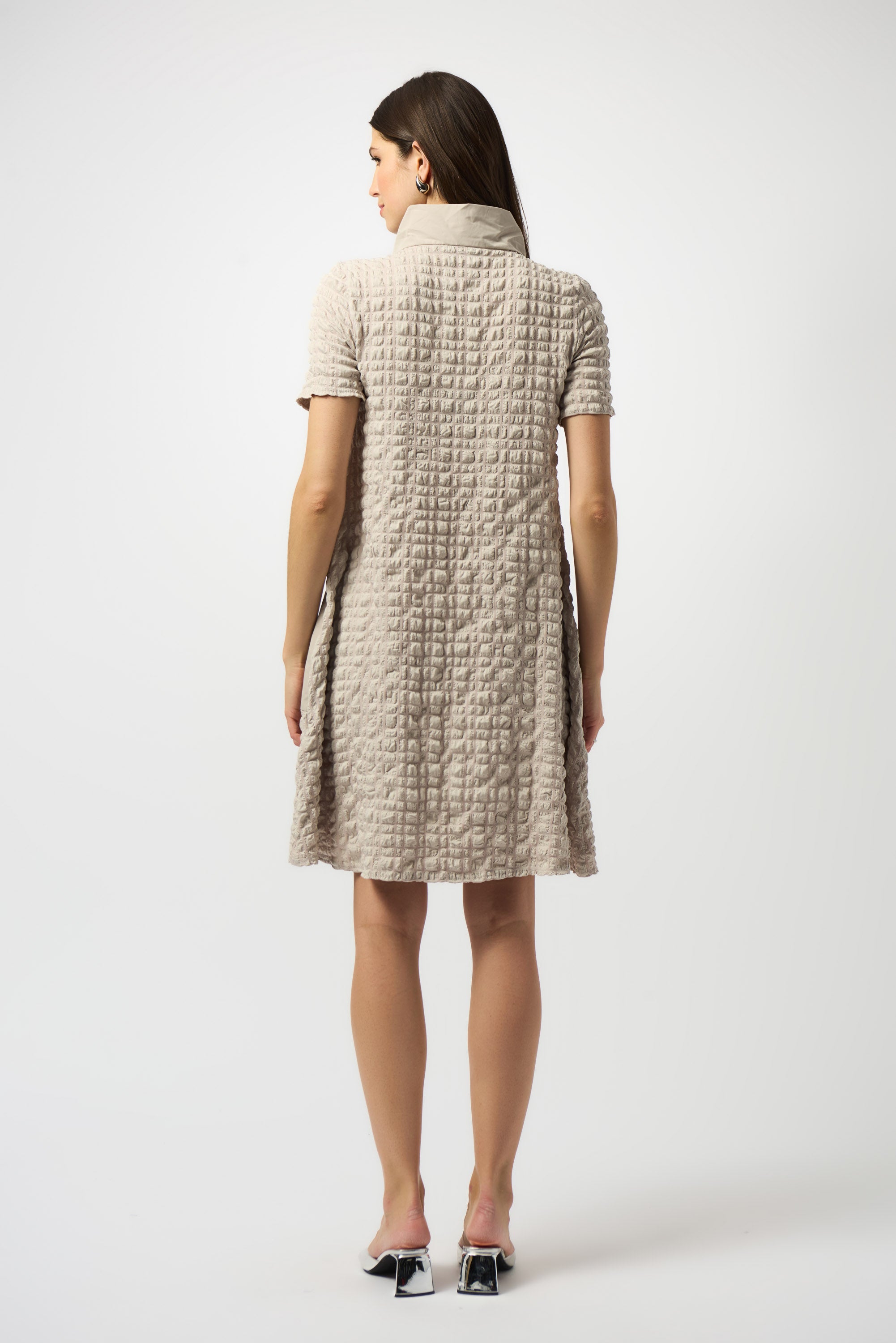 Bubble Jacquard A-Line Dress (251084)