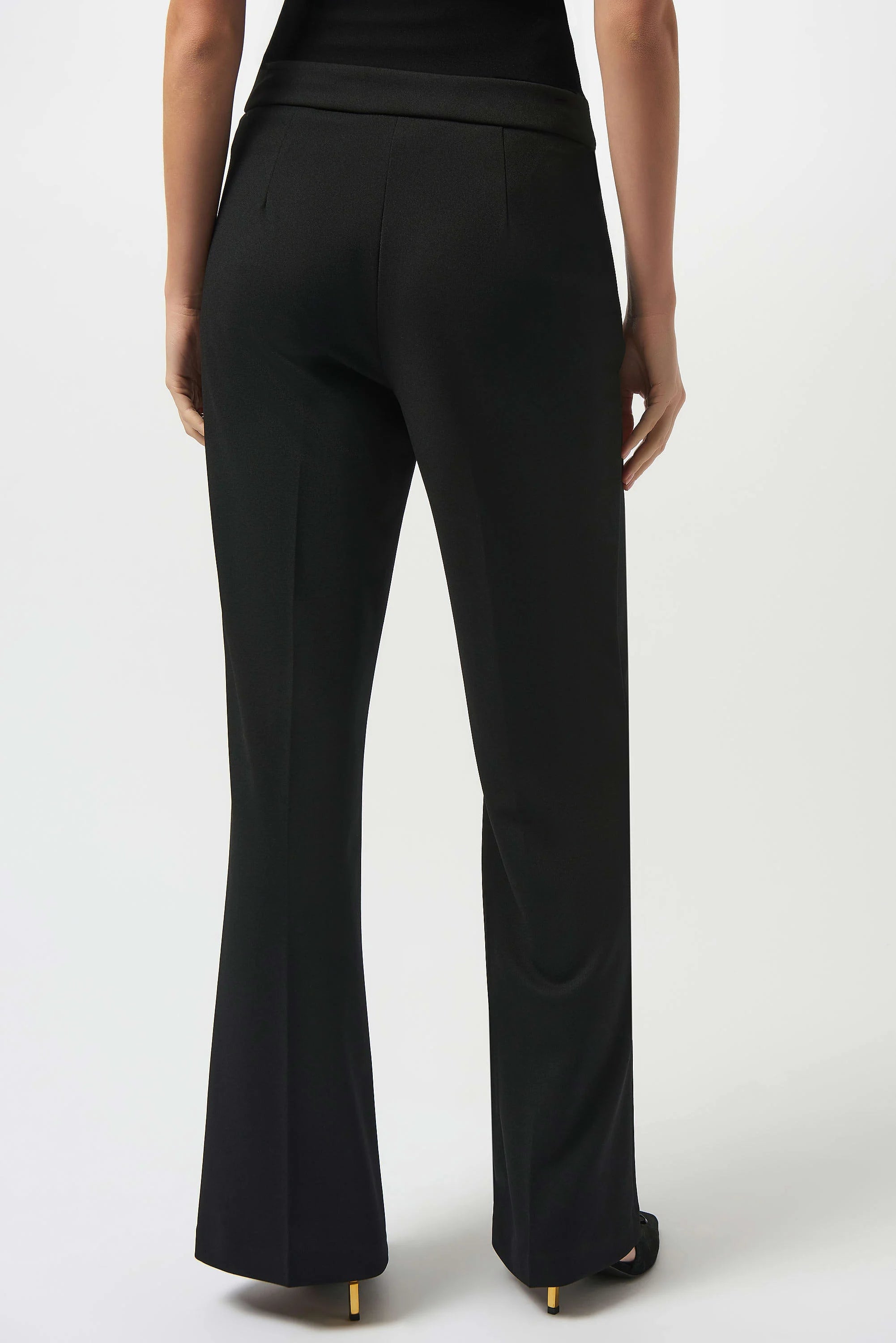 Scuba Crepe Wide-Leg Pants (253073)