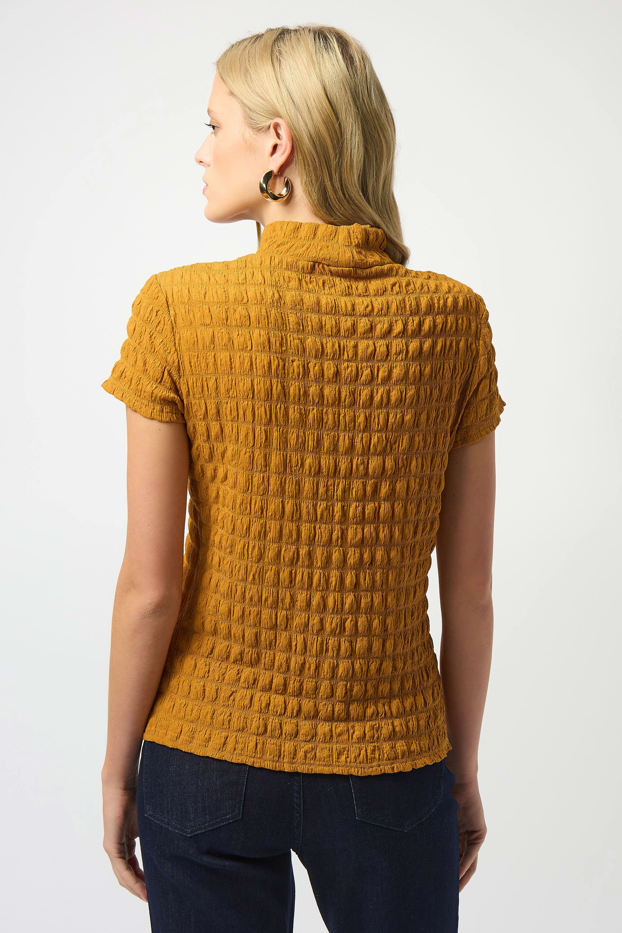 Textured Knit Fitted Top (253256)