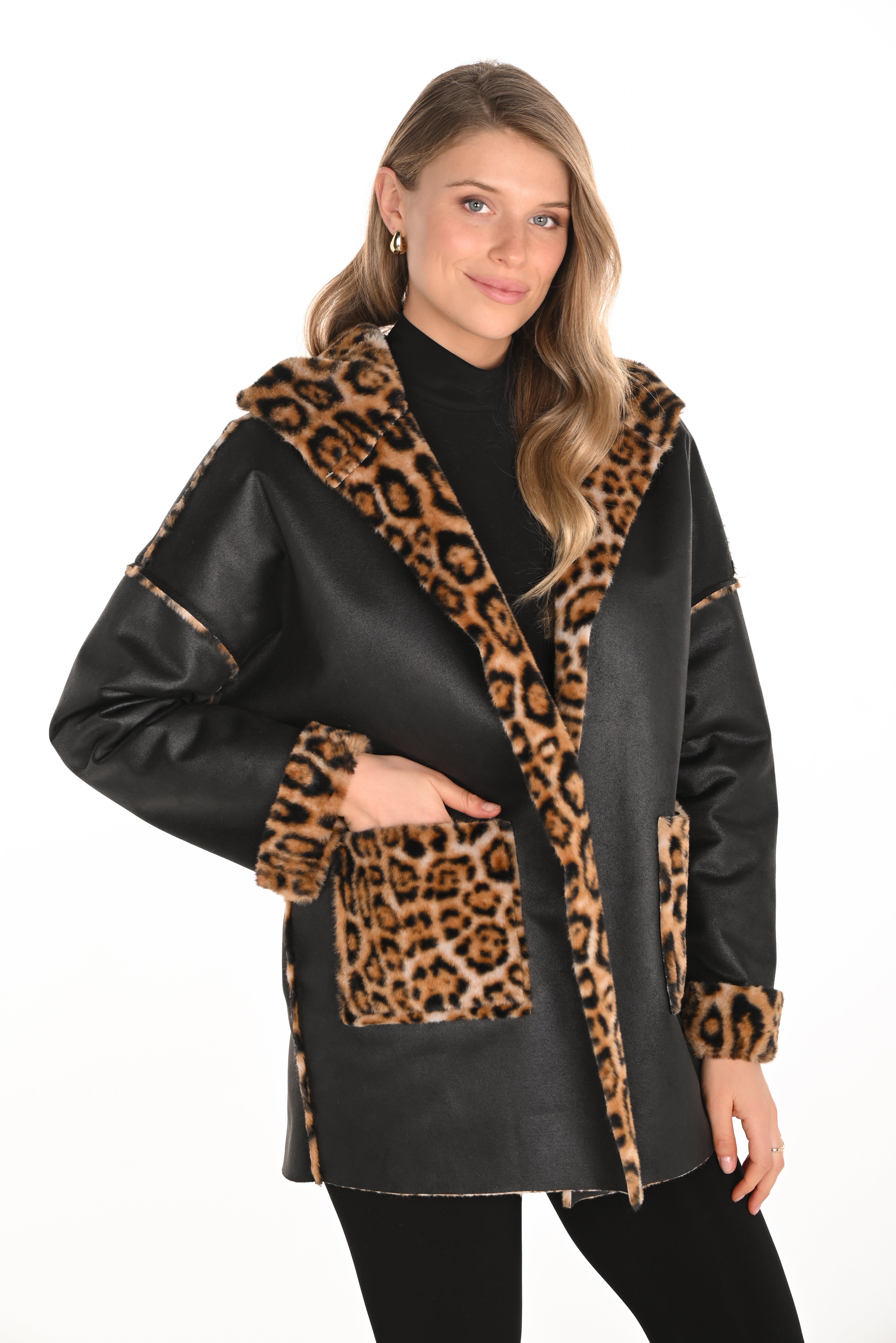 Reversible Leopard Print Jacket (253873)