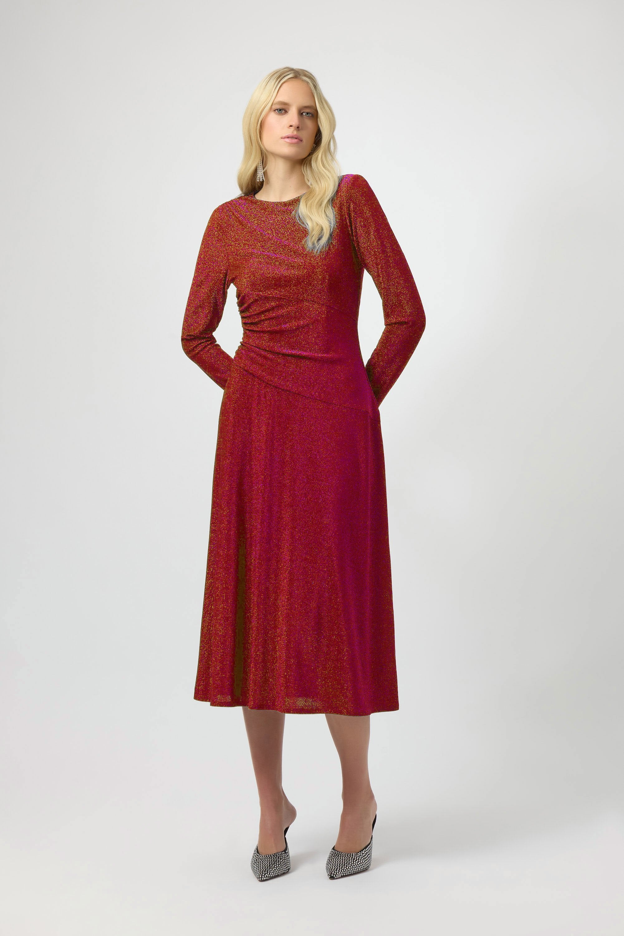 Sparkle Knit Fit & Flare Dress (254082)