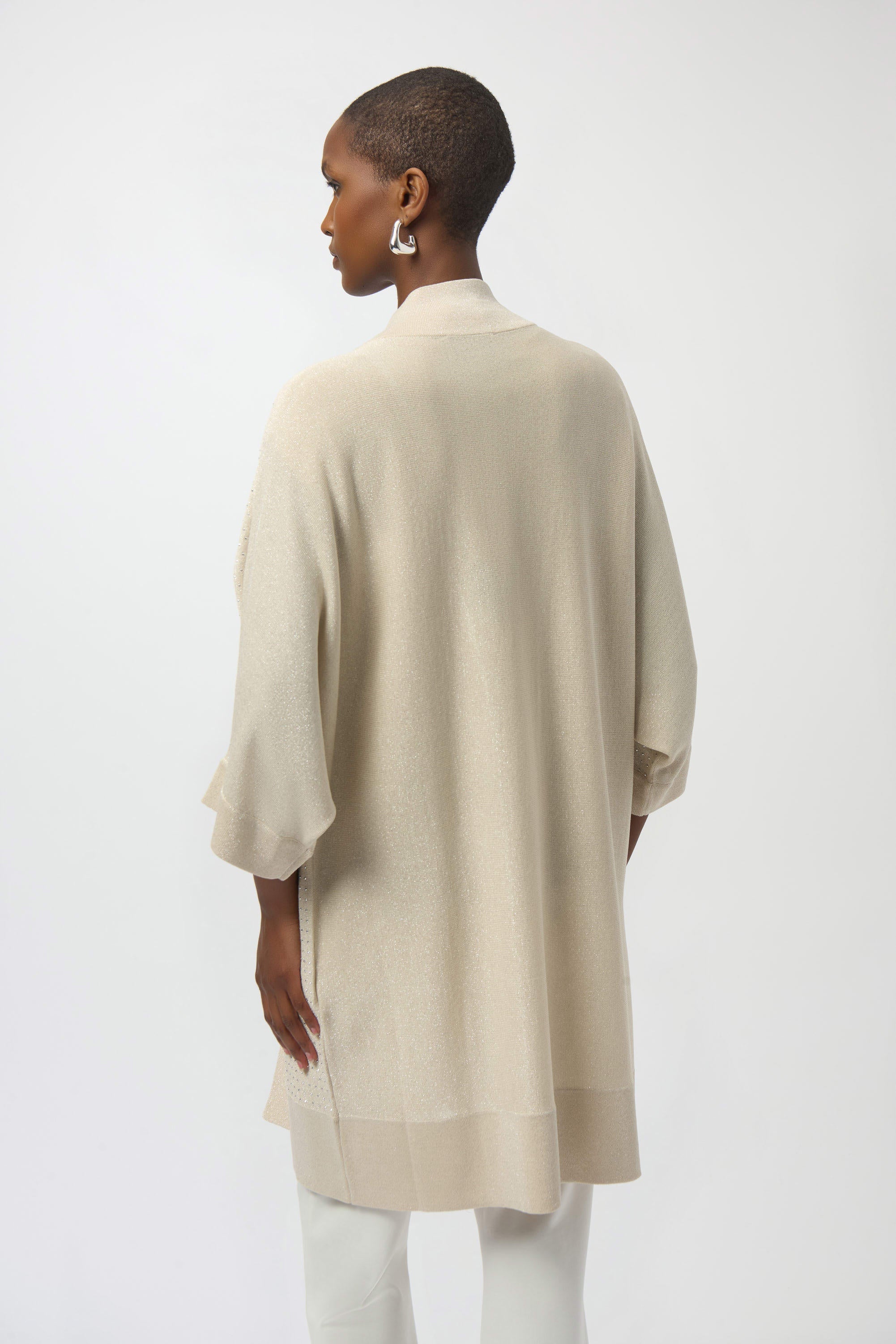Sweater Knit Cover-Up with Iron-On Detail (254937)