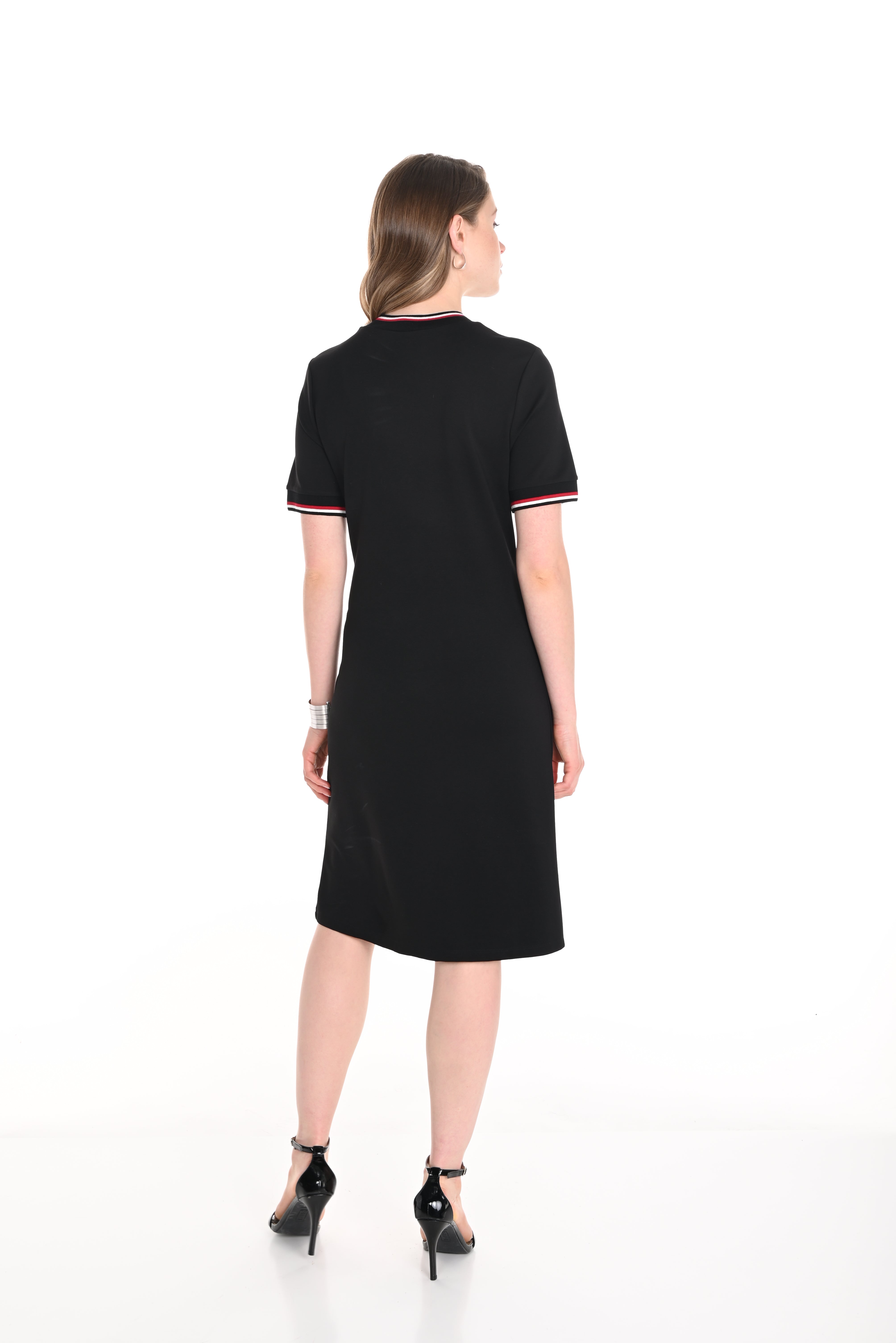 Face Print T Shirt Dress (256819U)