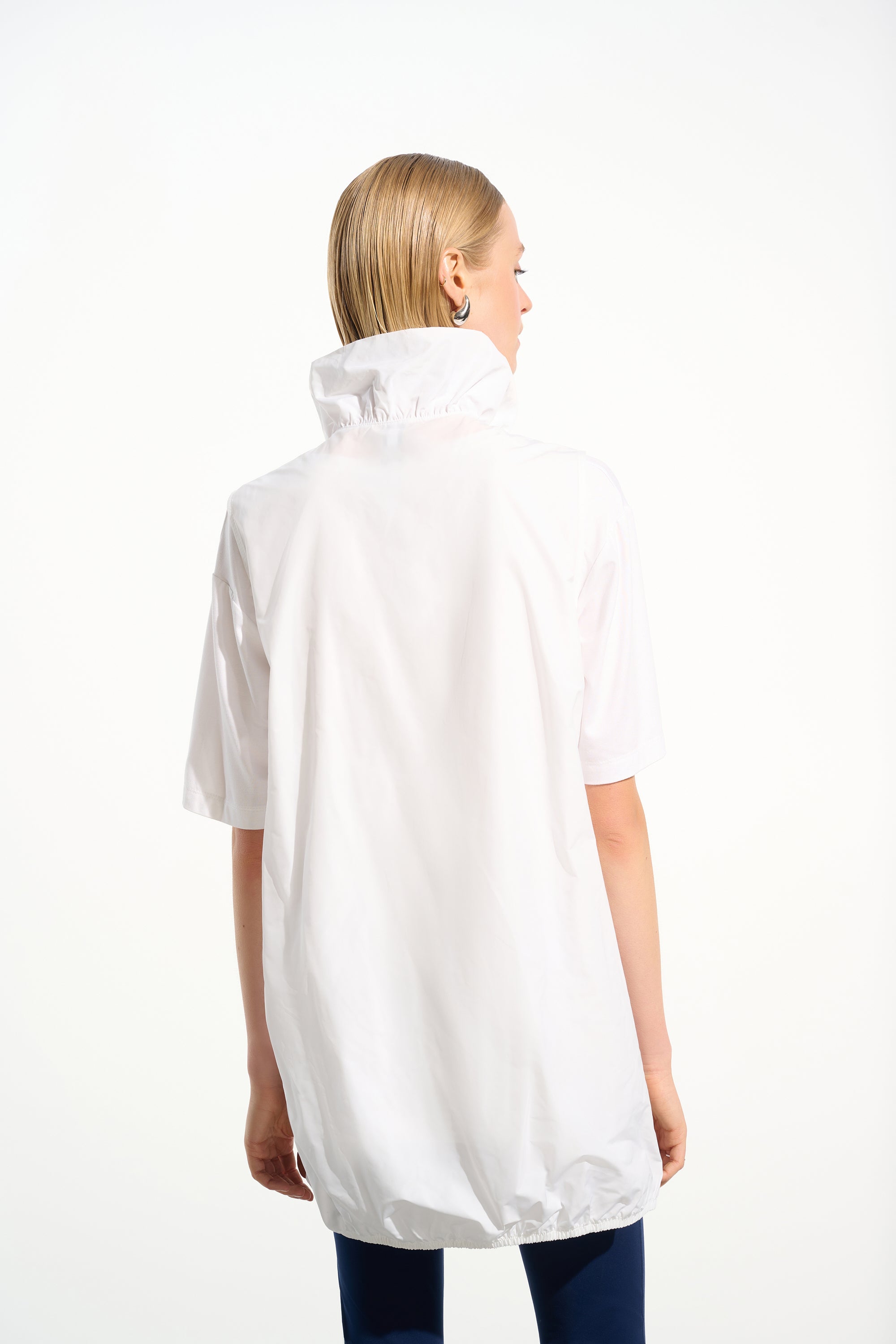 Memory Cocoon Vest With Shirred Collar (261639)