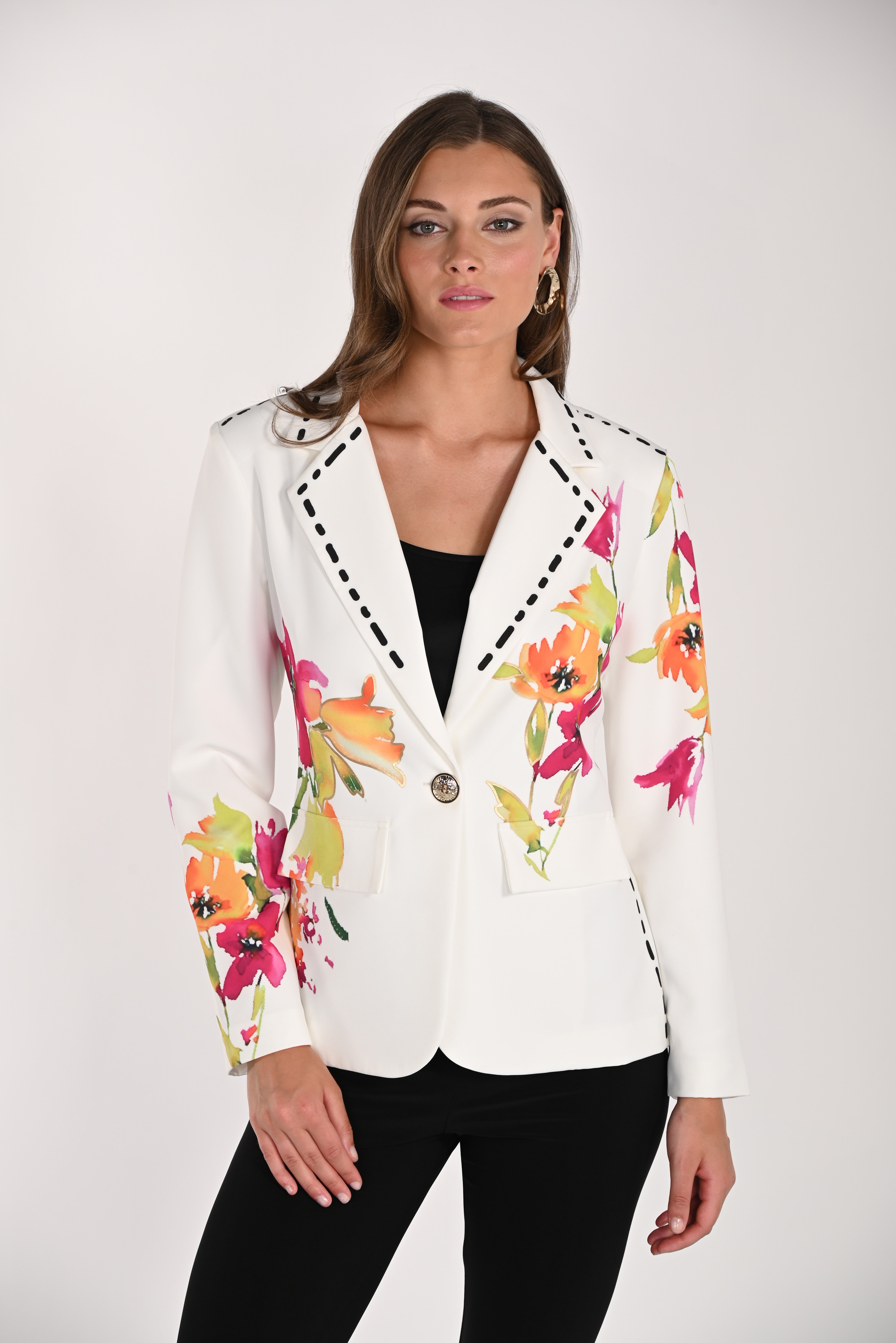 Floral Print Blazer (261655)