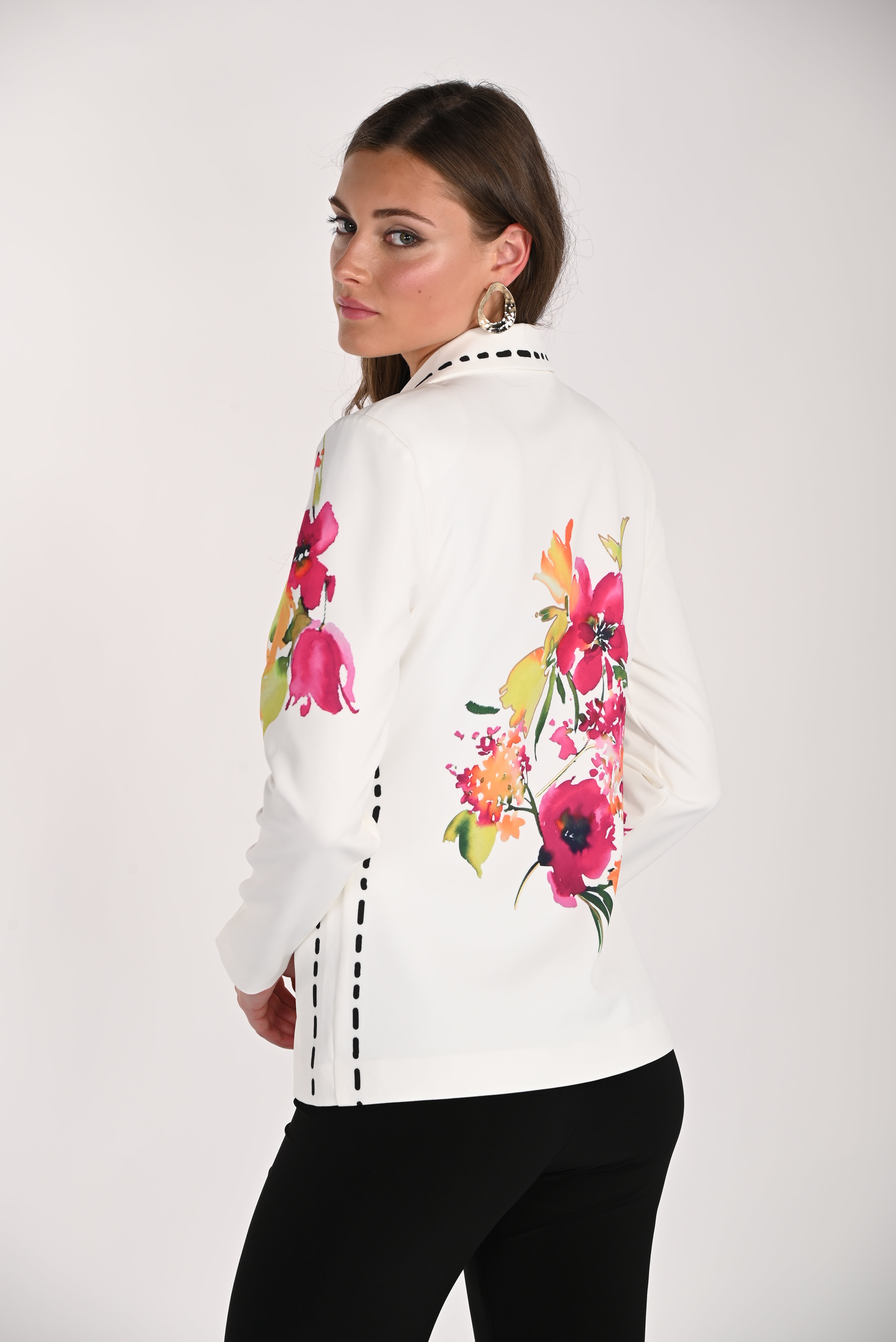 Floral Print Blazer (261655)