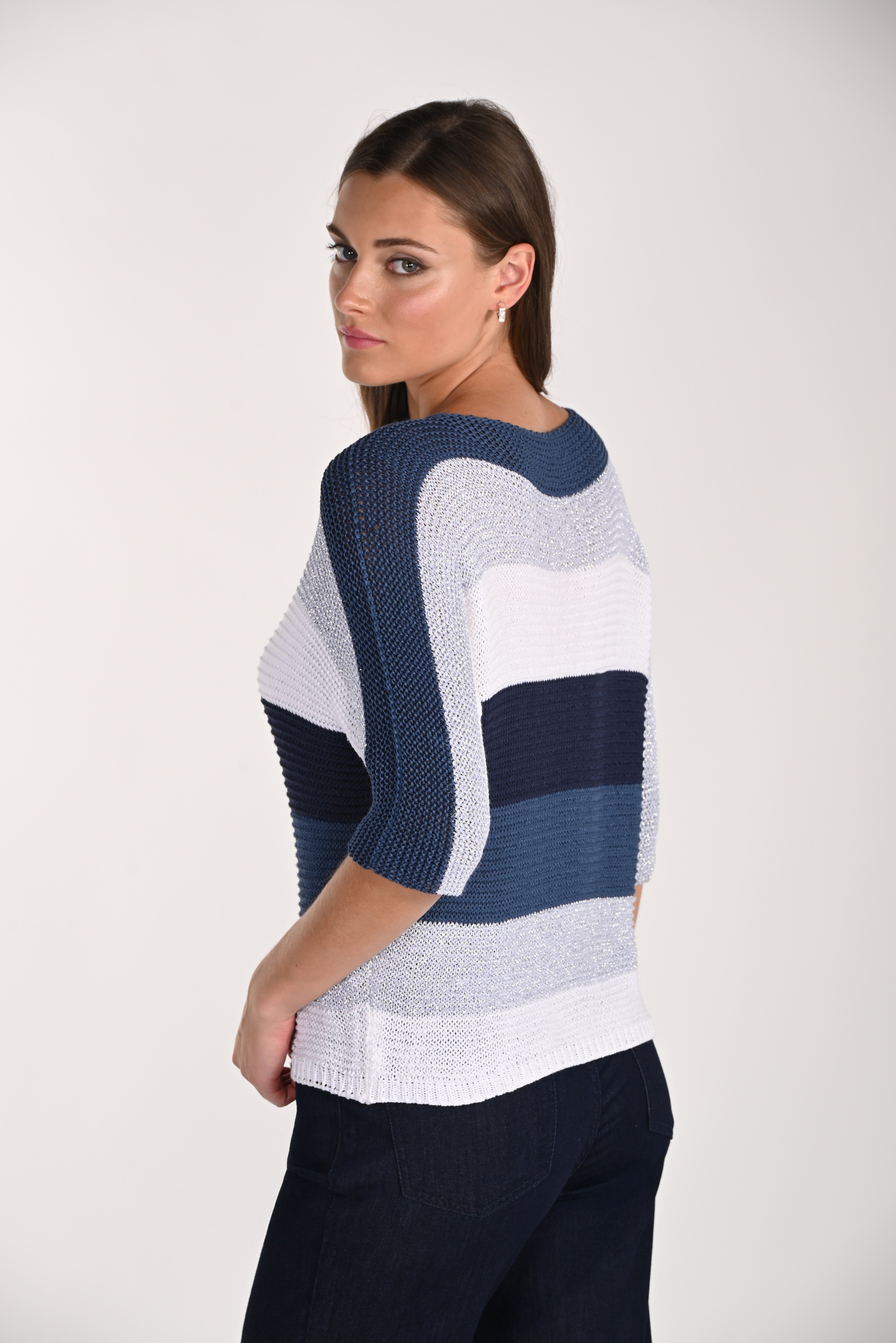 Striped Knit Top (261668)