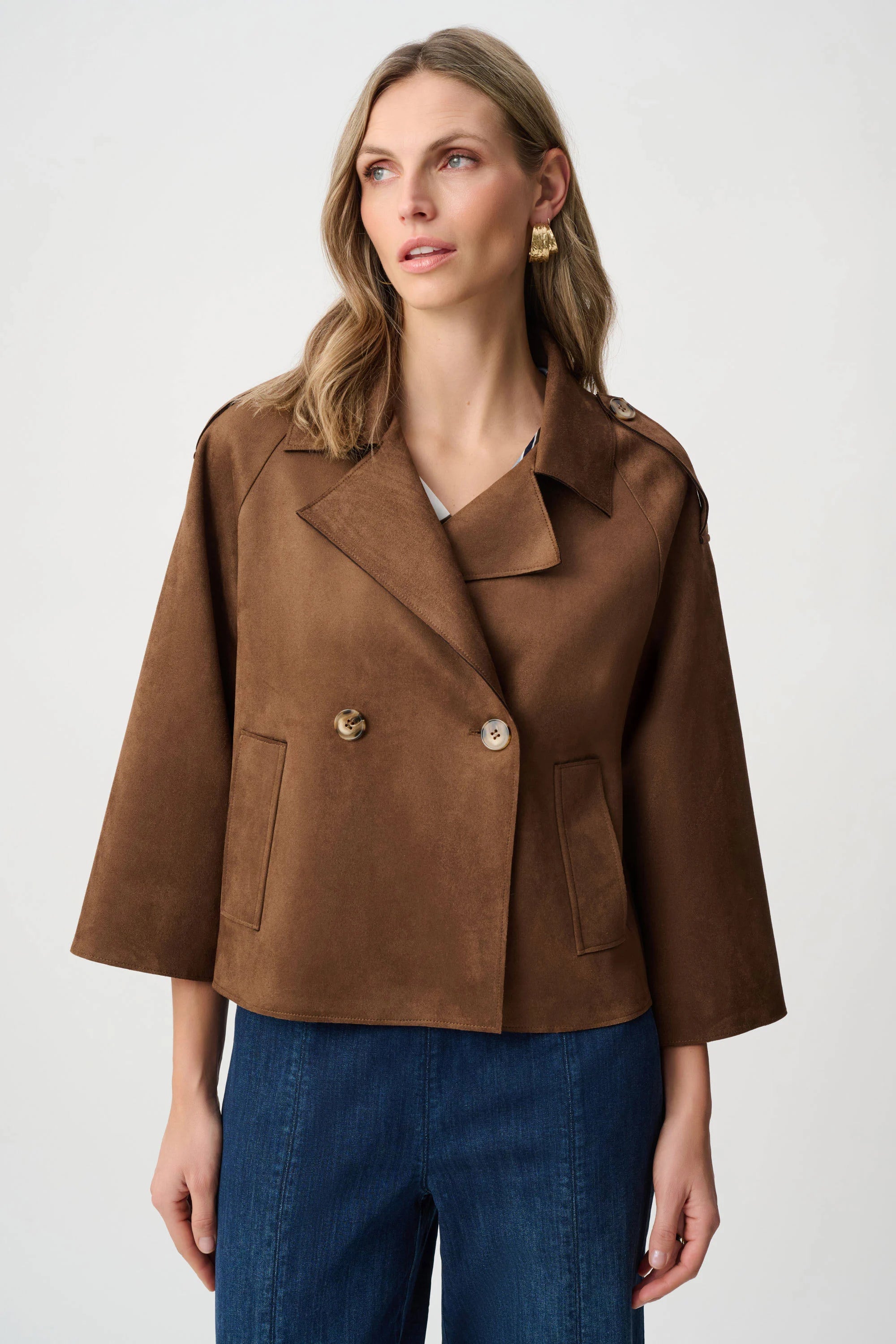 Scuba Suede Boxy Jacket (263000)