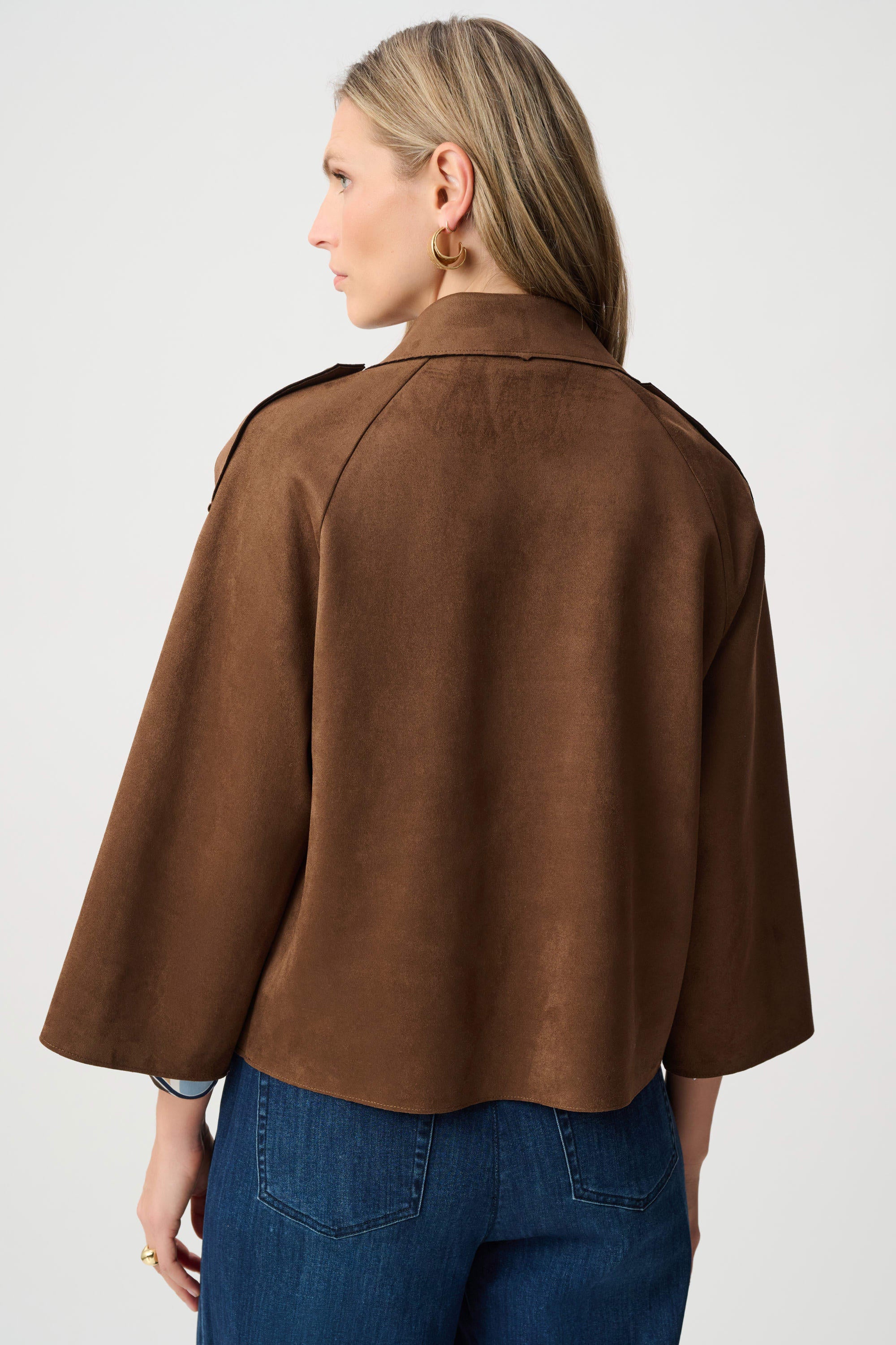 Scuba Suede Boxy Jacket (263000)