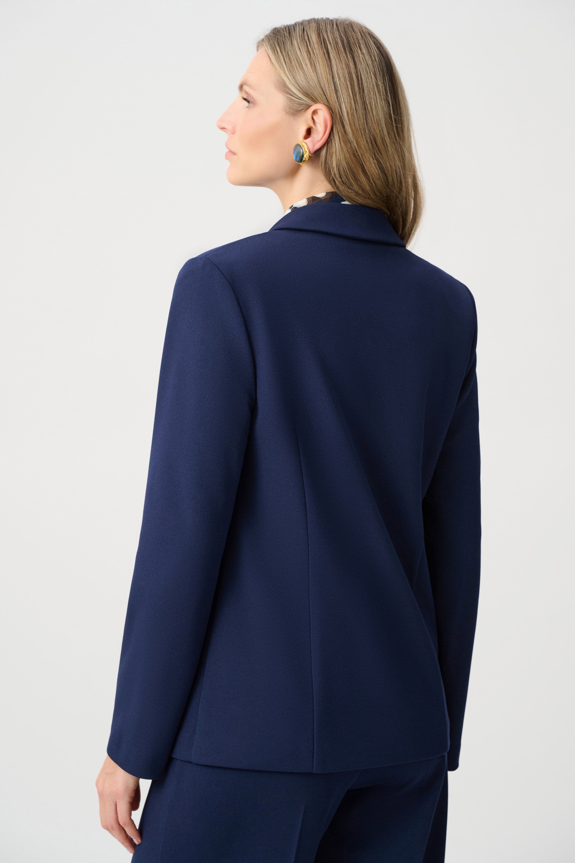 Scuba Crepe Fitted Blazer (263086)