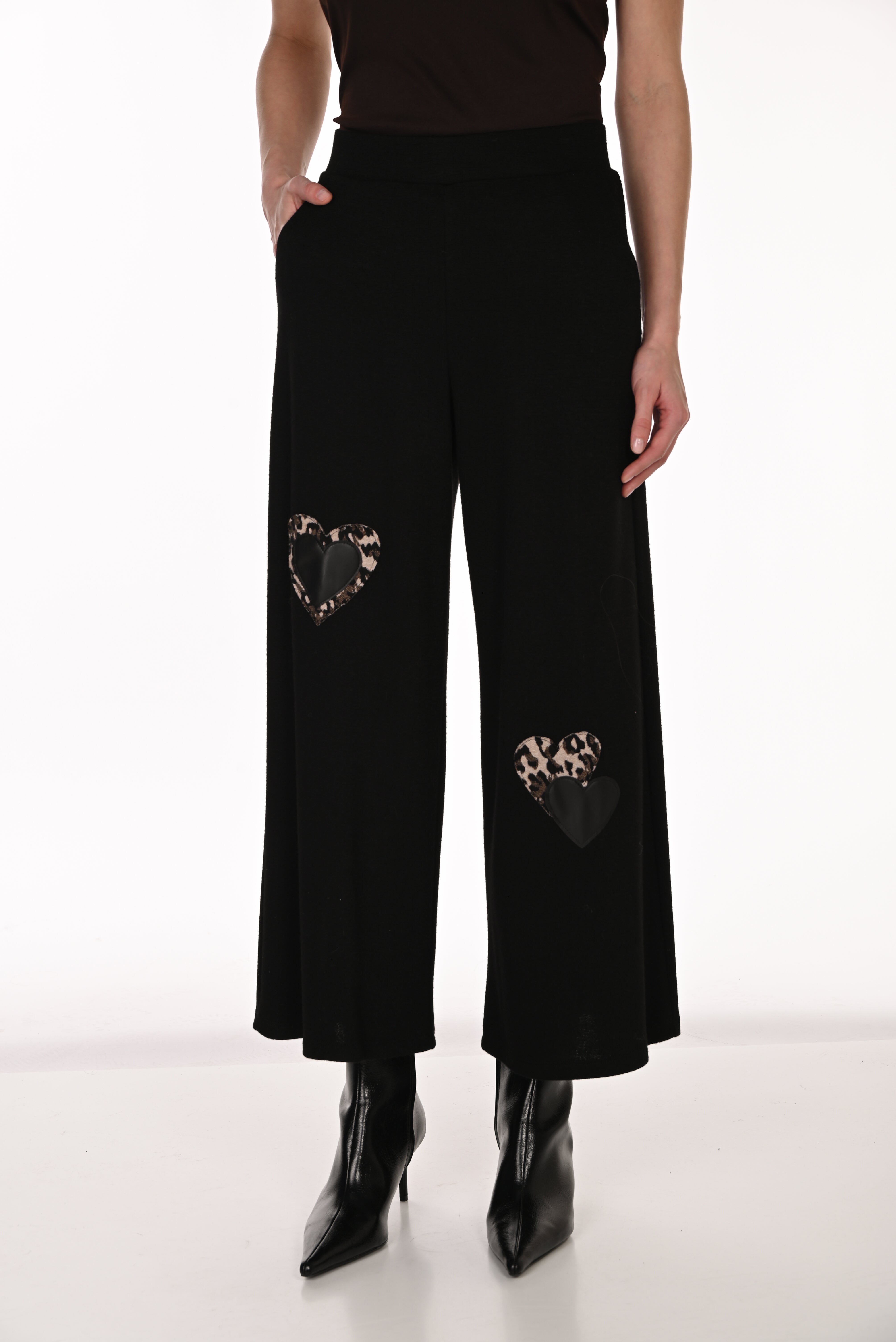 Wide Leg Embellished Pant (263278)