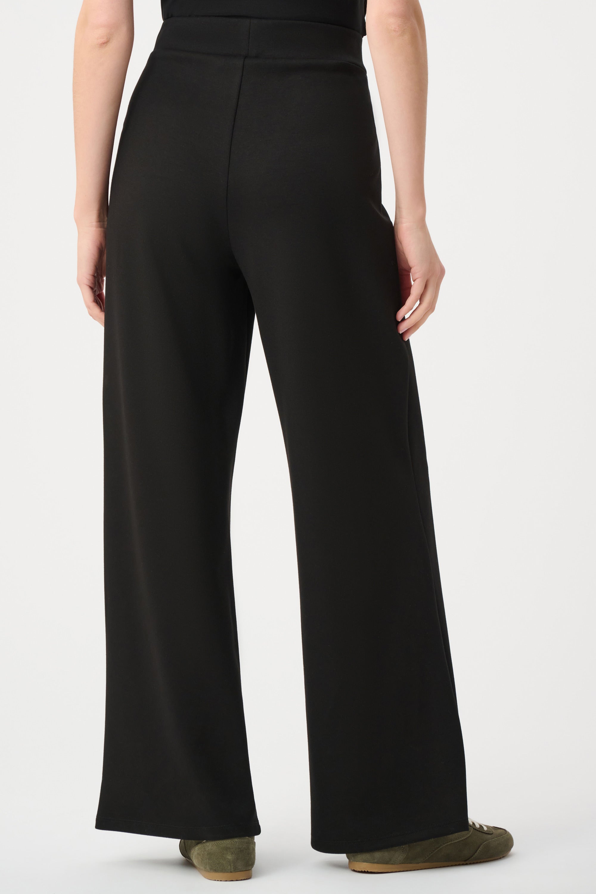 Scuba Jersey Wide Leg Pull-On Pants (263612)