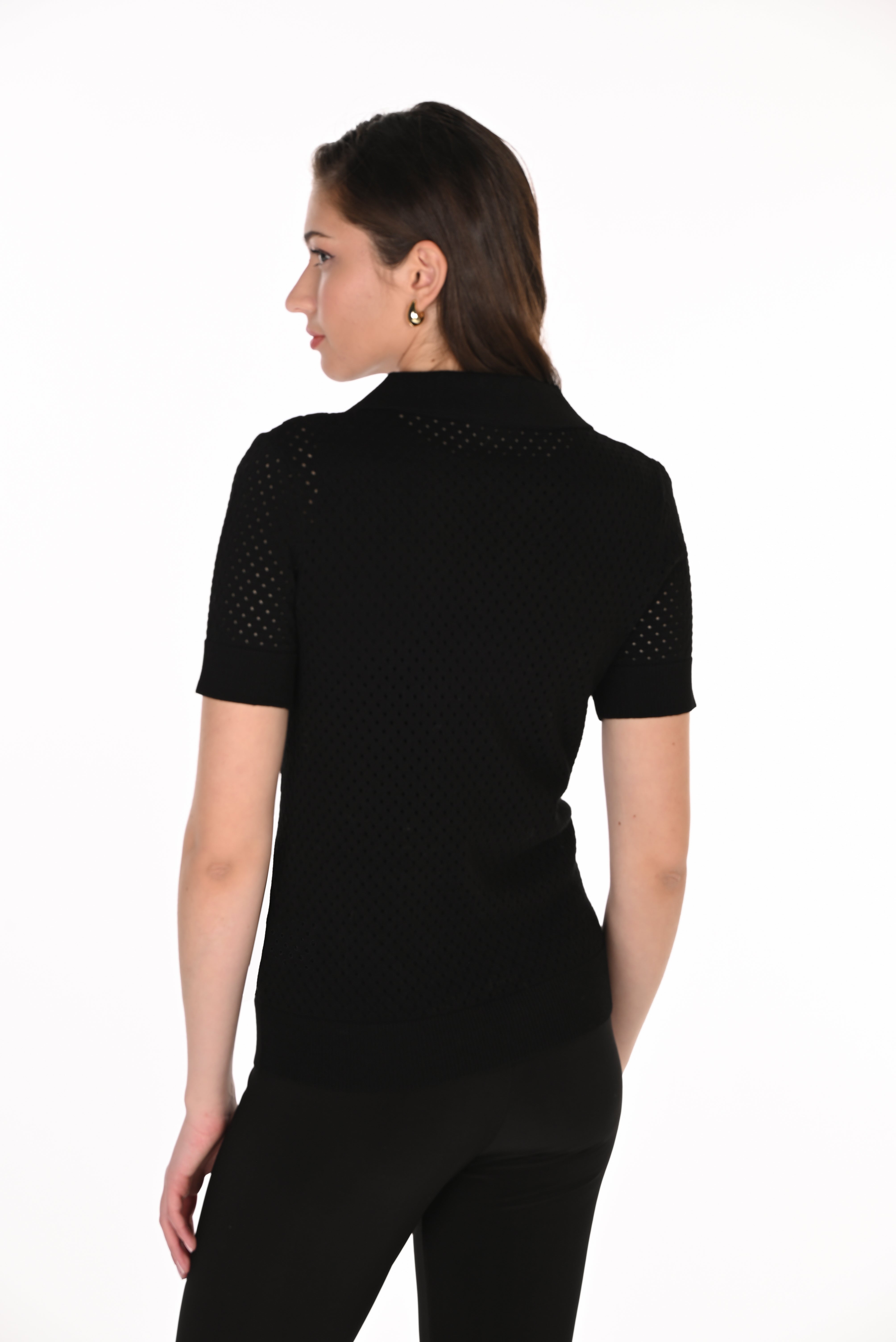 Short Sleeve Knit Top (263732)