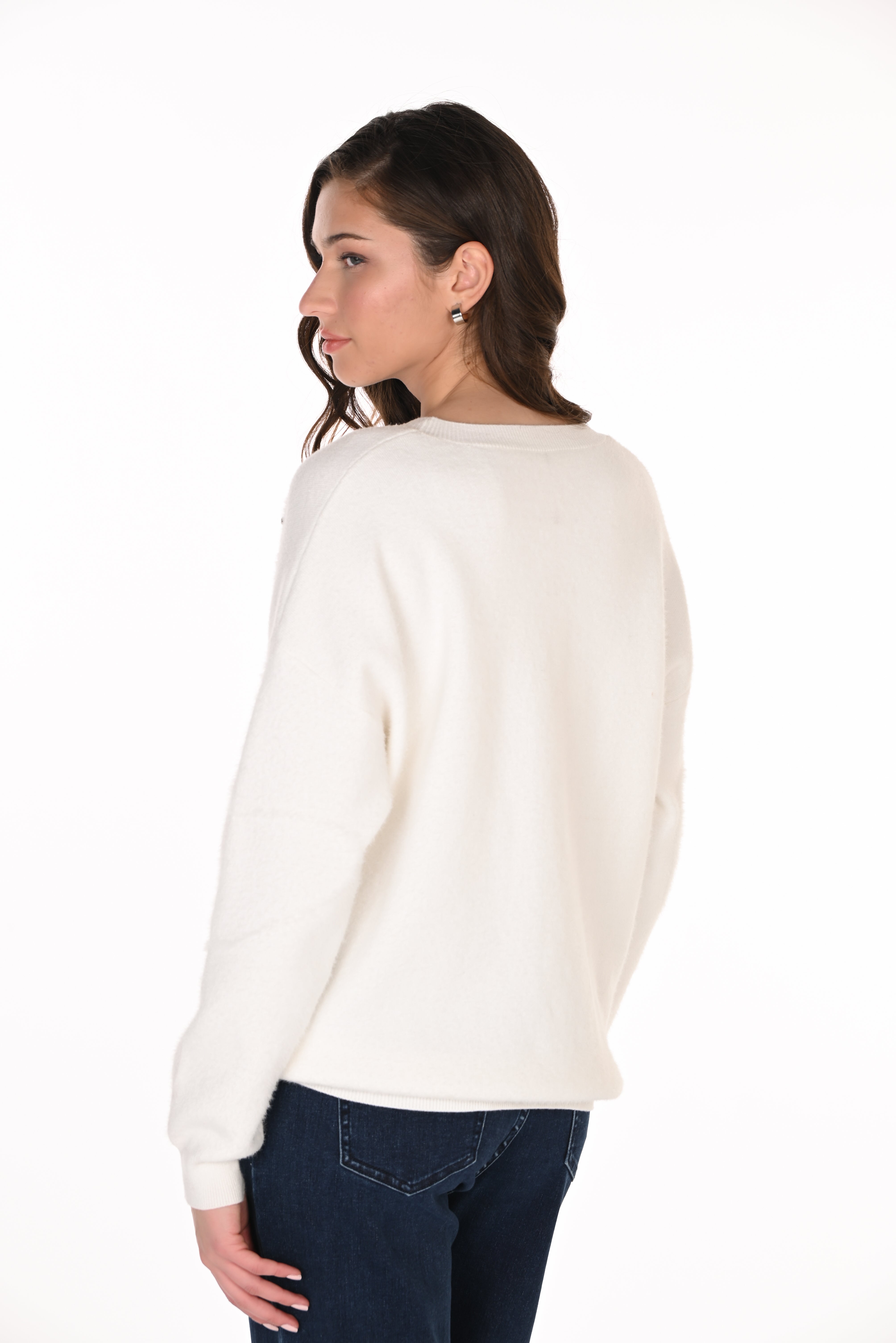 Embellished Heart Sweater