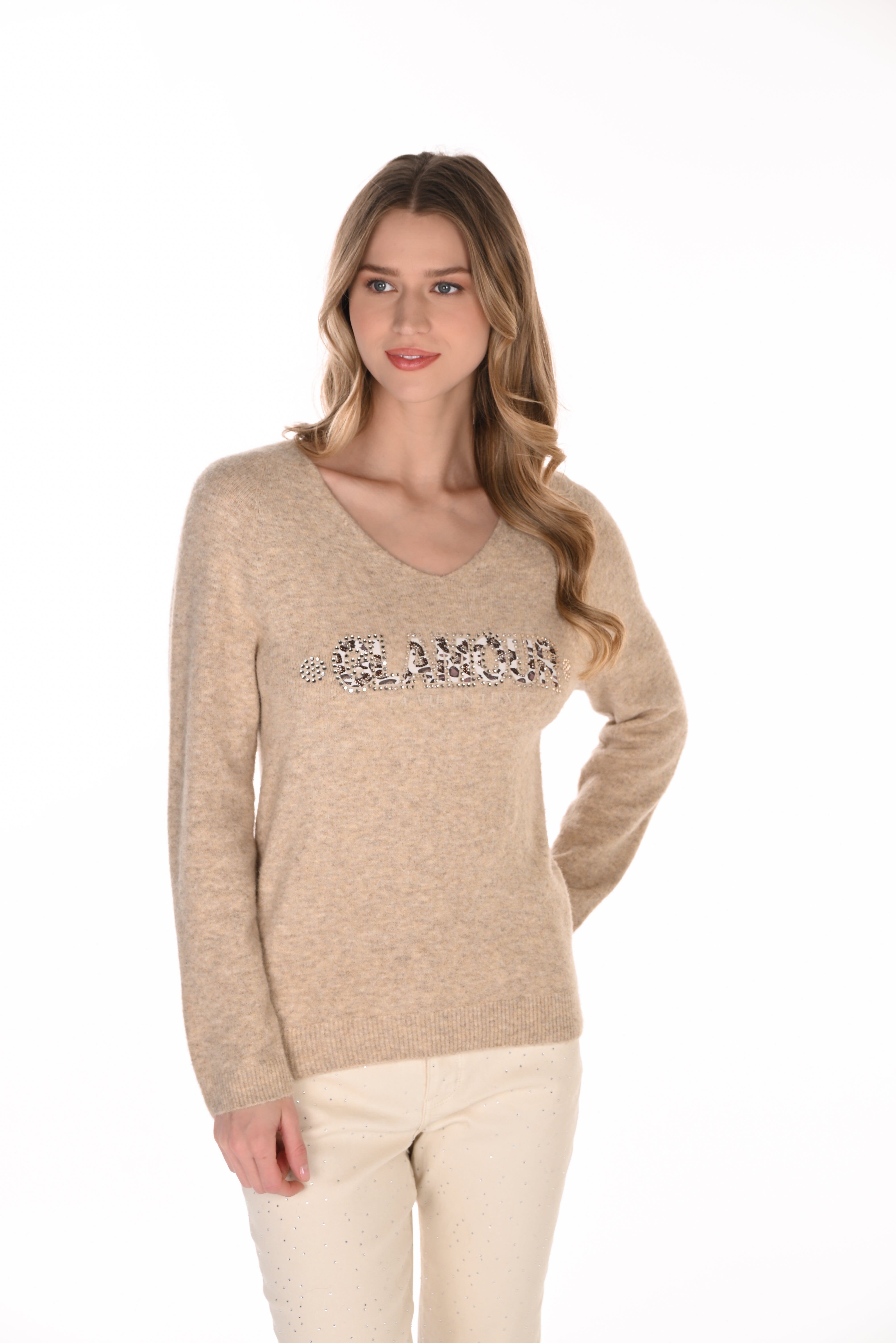 V Neck Sweater (263778)