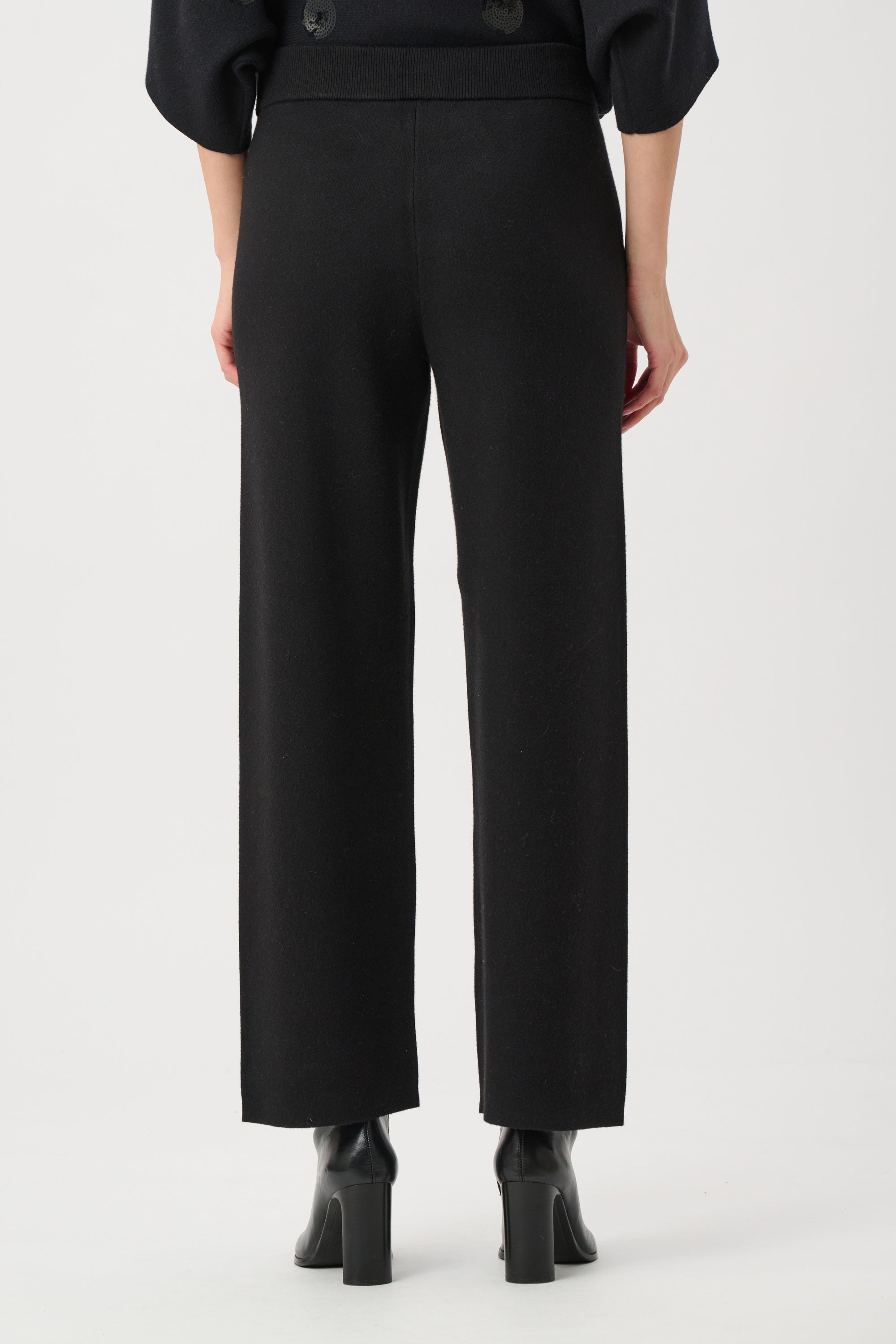 Brushed Viscose And Nylon Knit Pull-On Pants (263934)
