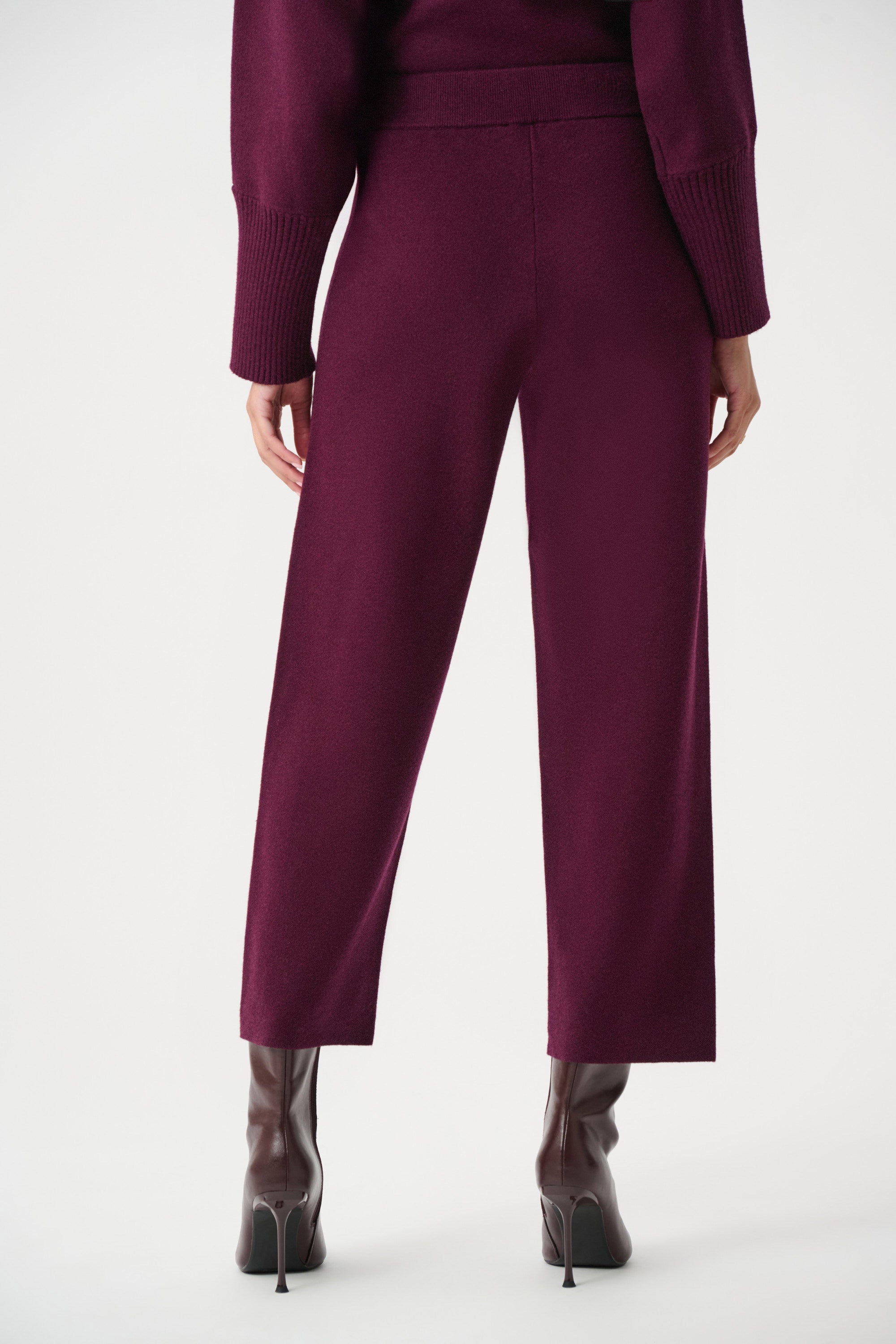 Brushed Viscose And Nylon Knit Pull-On Pants (263934)