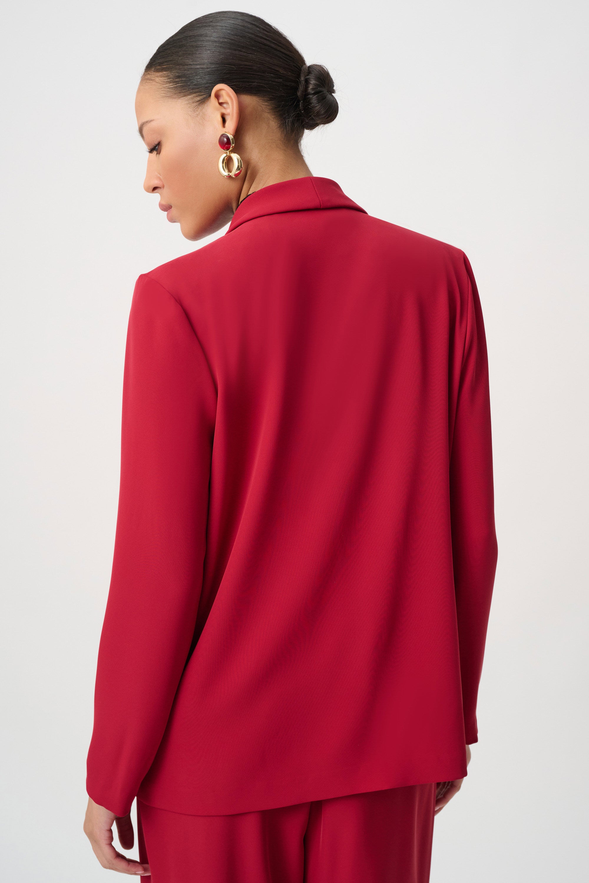Double-Breasted Shawl Collar Blazer (264041)
