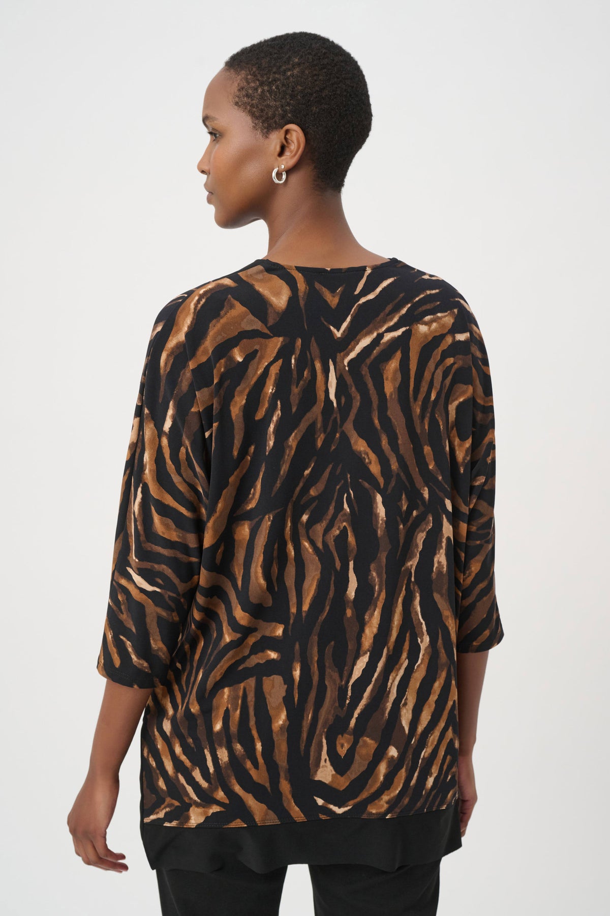 Animal Print V-Neck Tunic (264227)