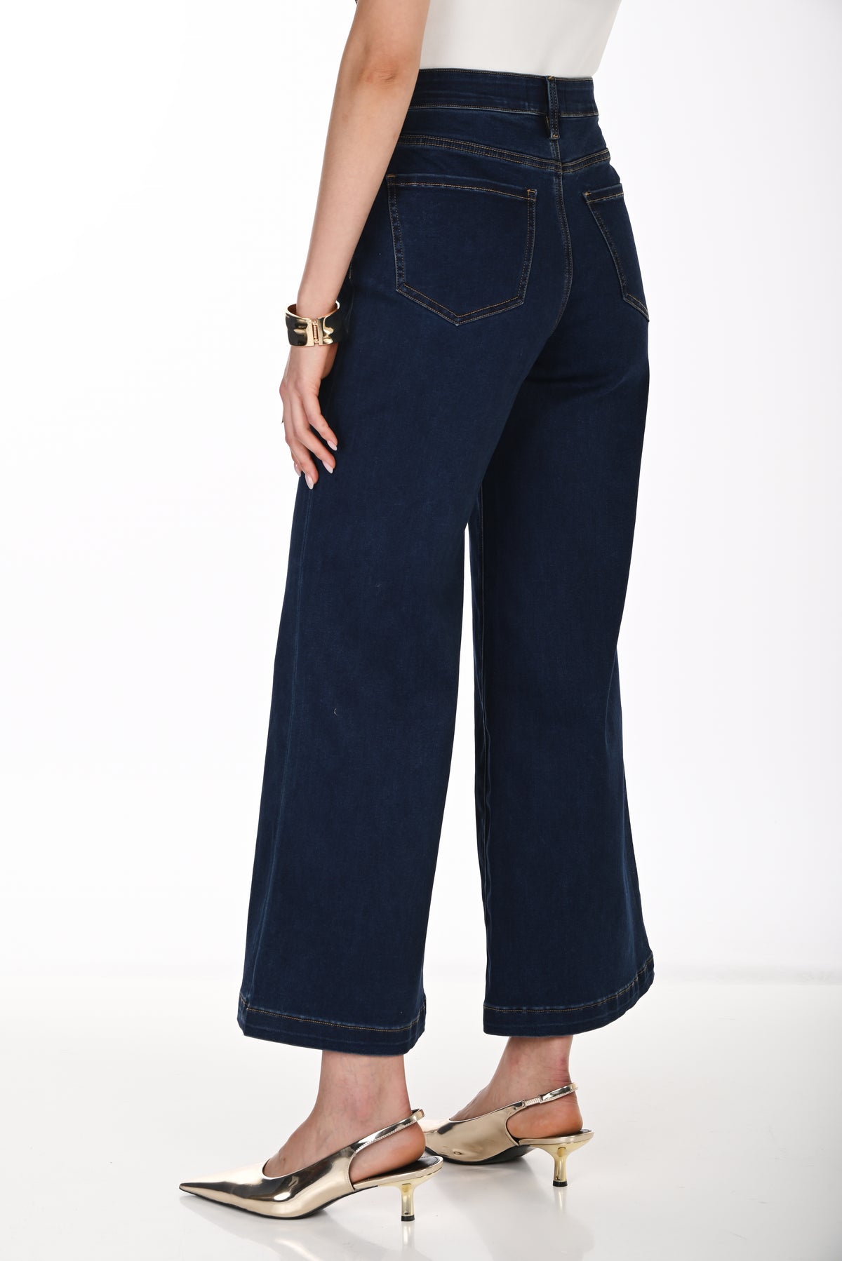 Cropped Flared Jeans (264823)