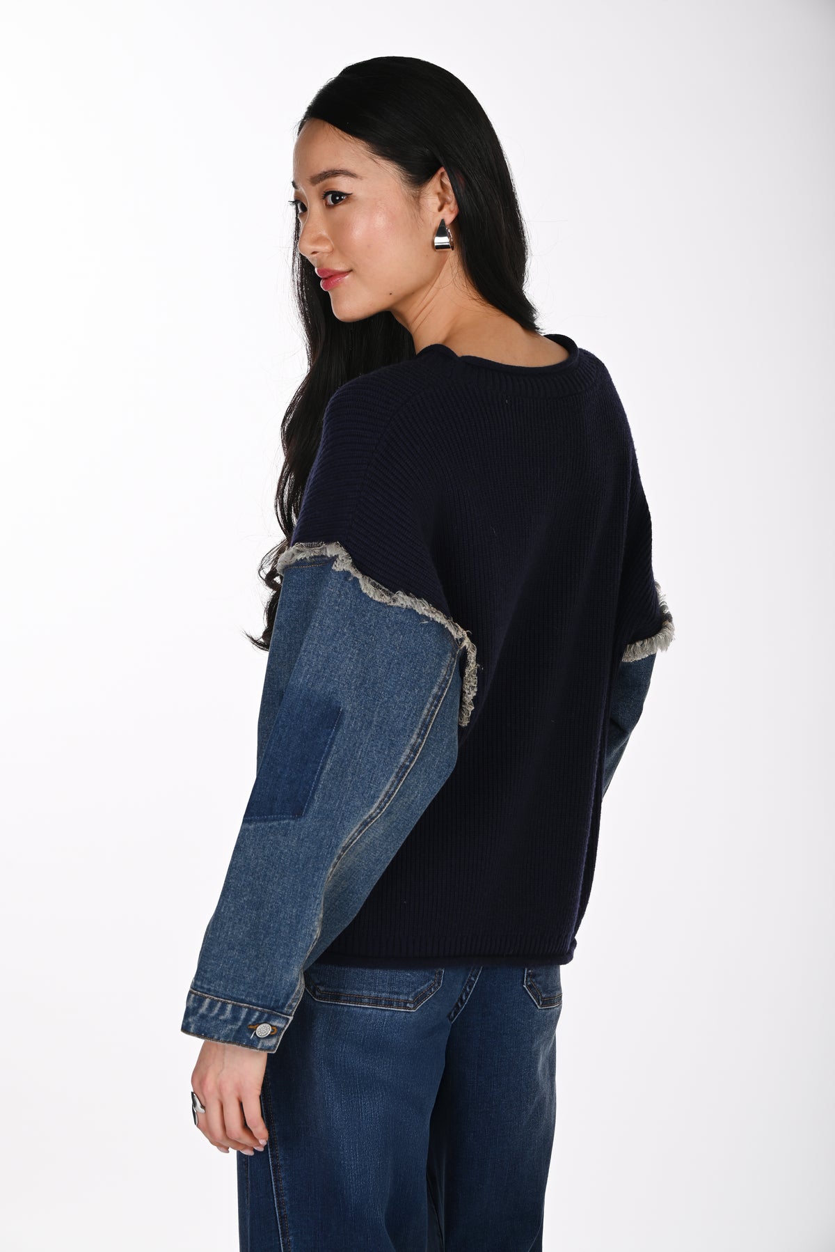 Denim & Knit Sweater (264857)