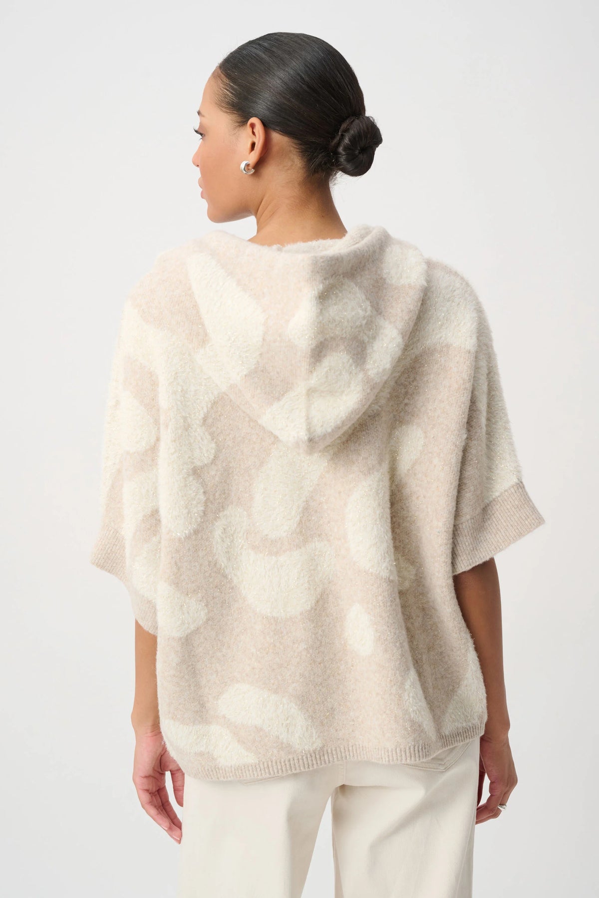 Hooded Animal Print Sweater (264925)