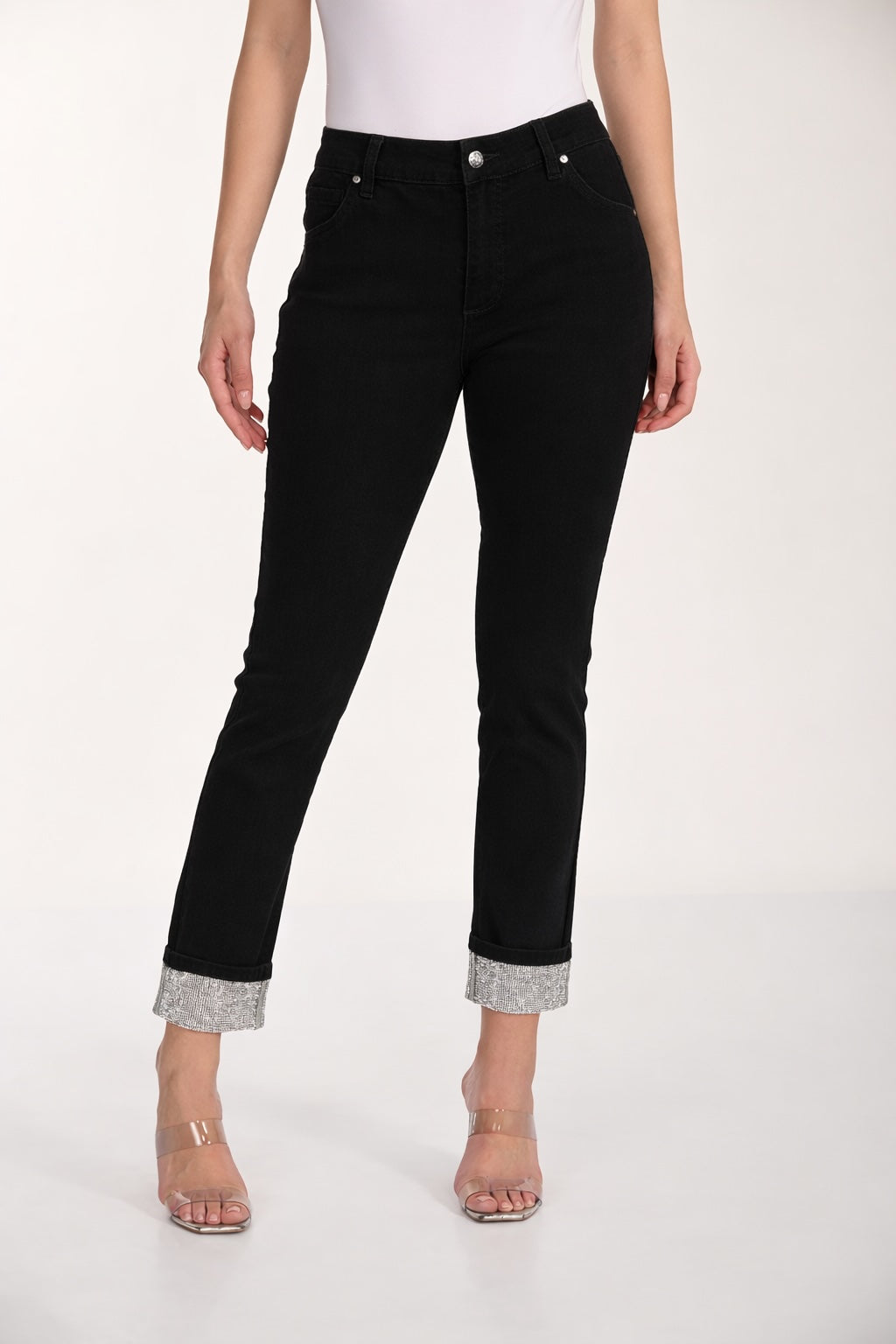 Embellished Hemline Jean (266594)