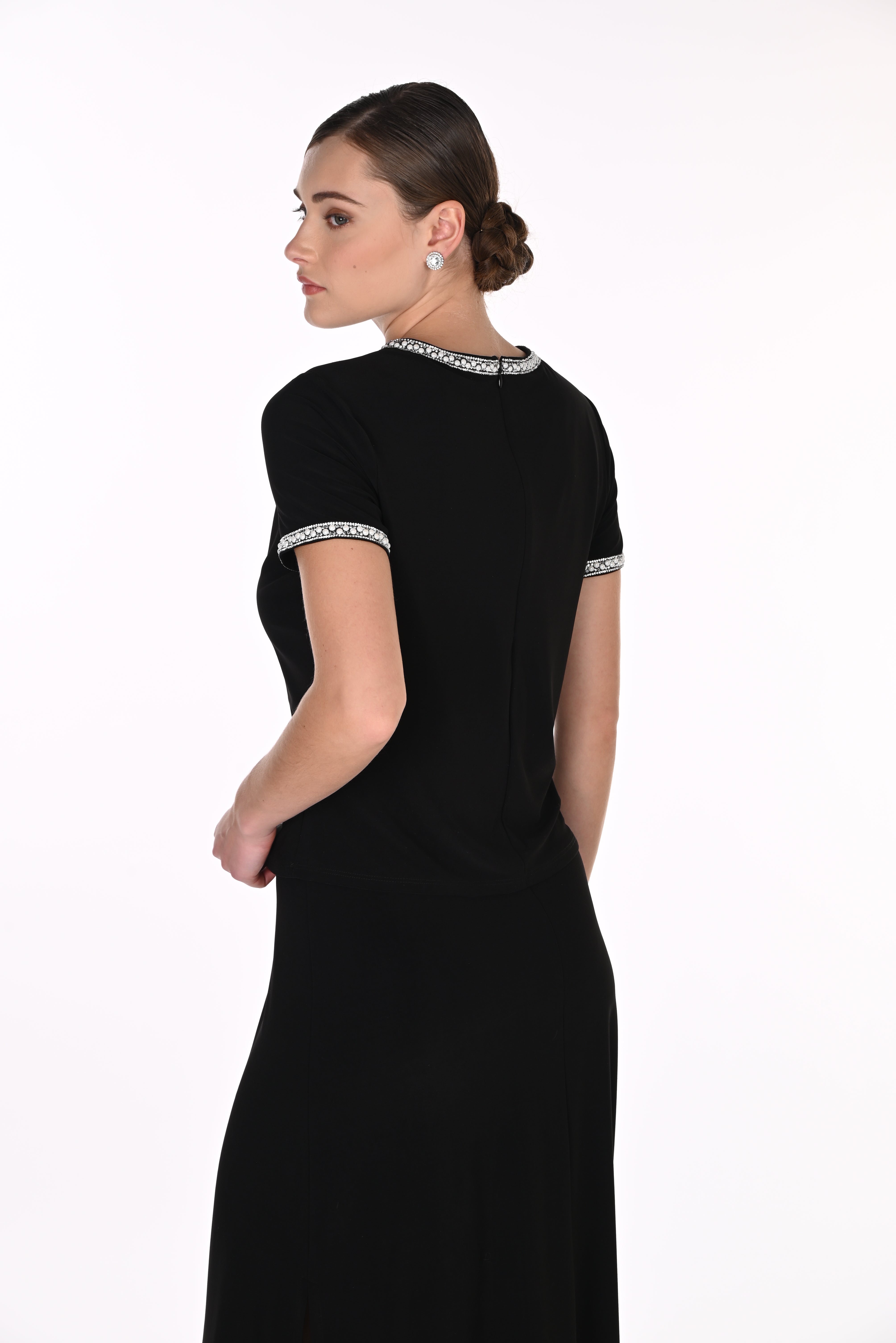 Embelished Neckline Top (269008)