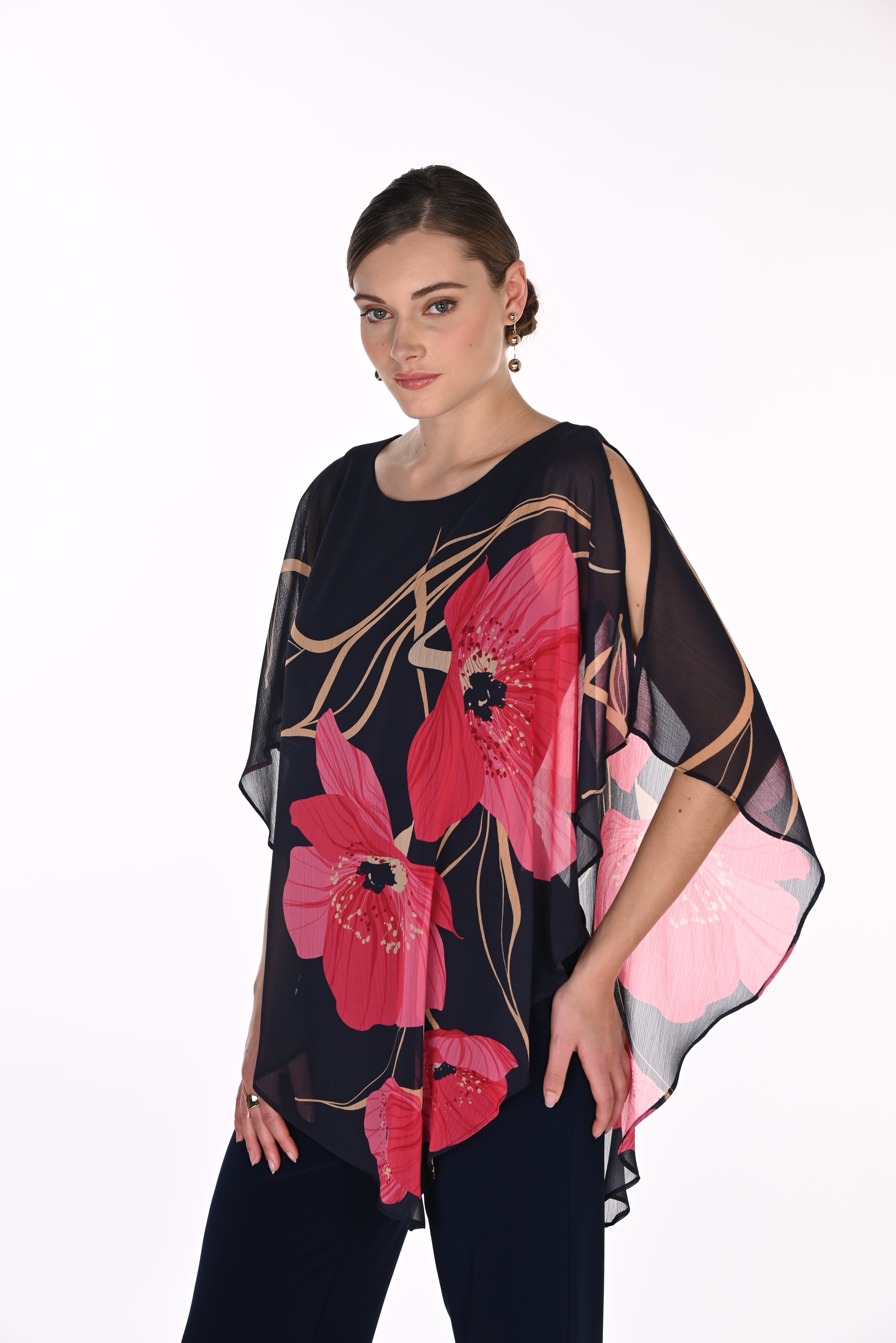 Floral Overlay Top (FL0216)