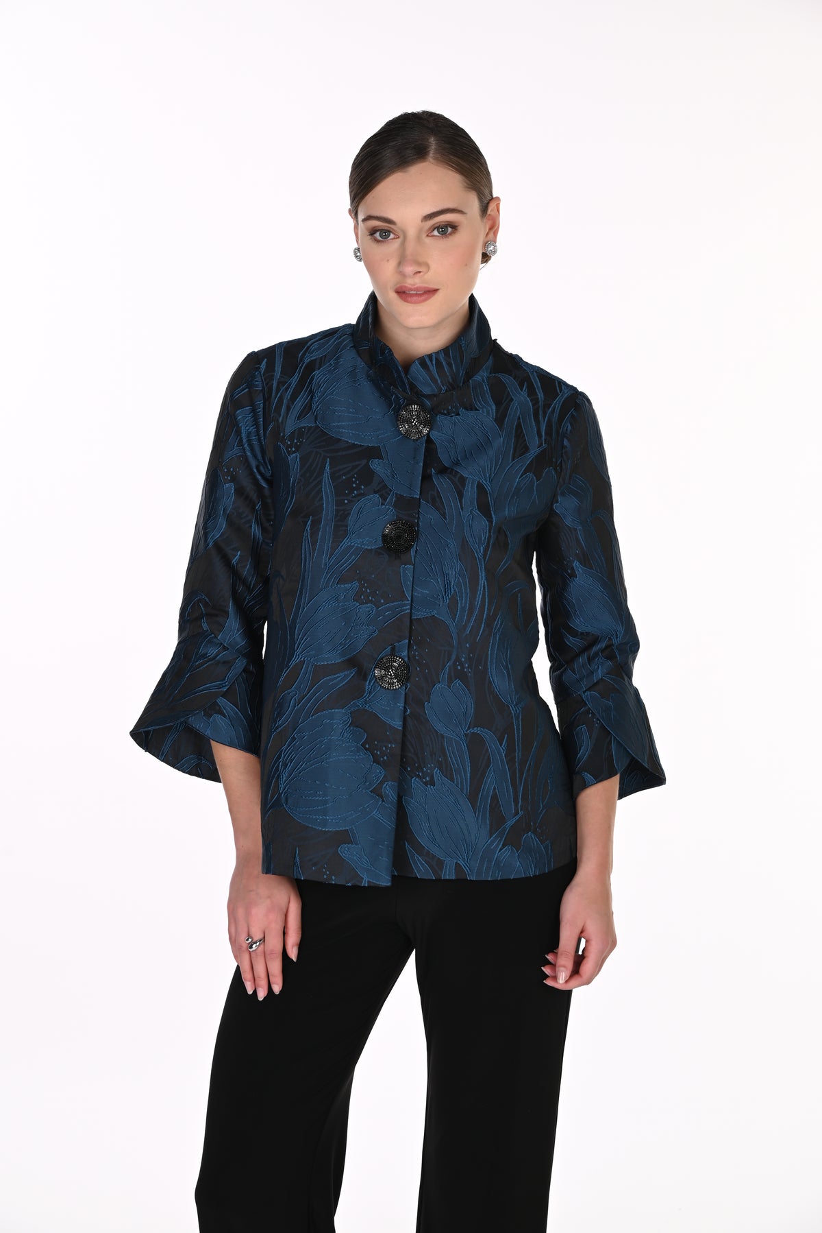 Printed Bell Sleeve jacket (FL0226)