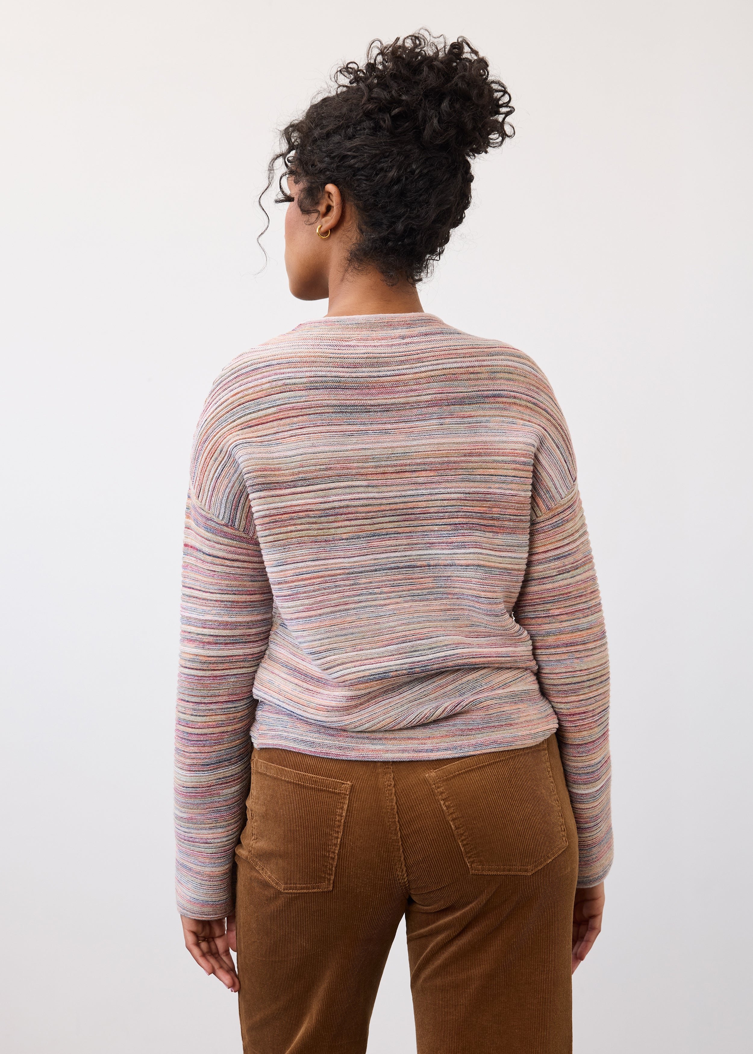 Boat Neck Long Sleeve Sweater (1215888)