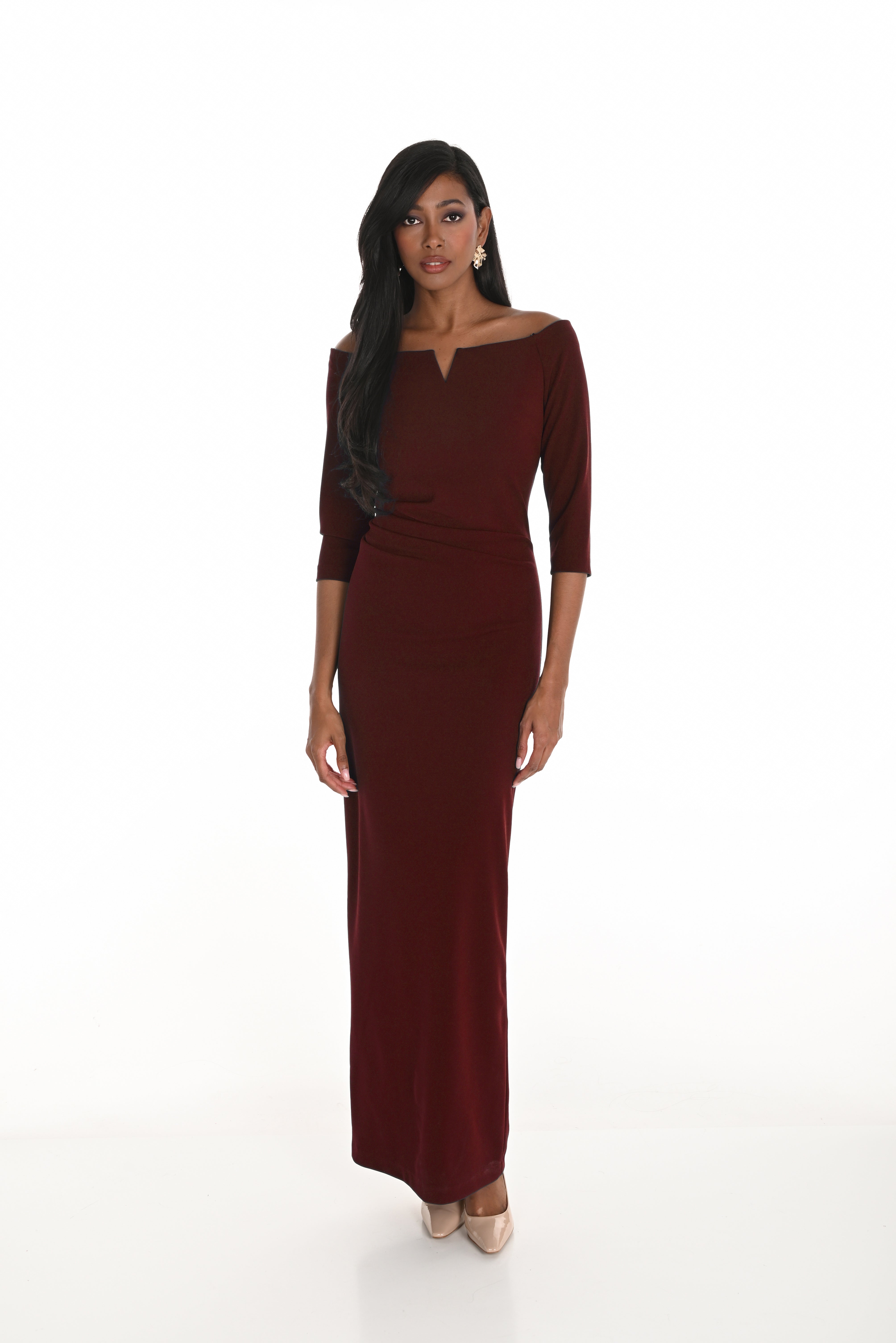 3/4 Sleeve Gown (FL0164)
