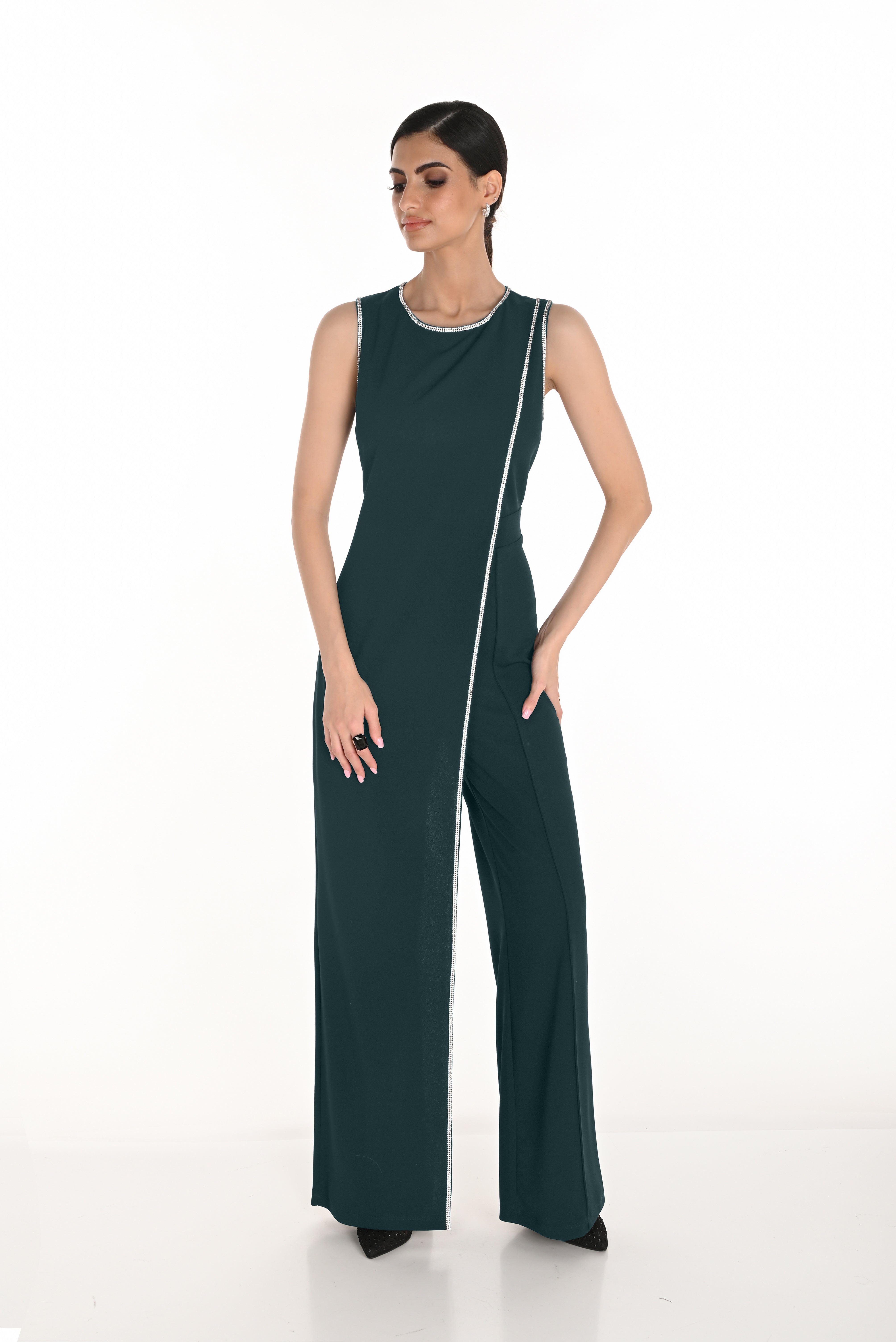 Embellished Full Length Jumpsuit (FL0171)