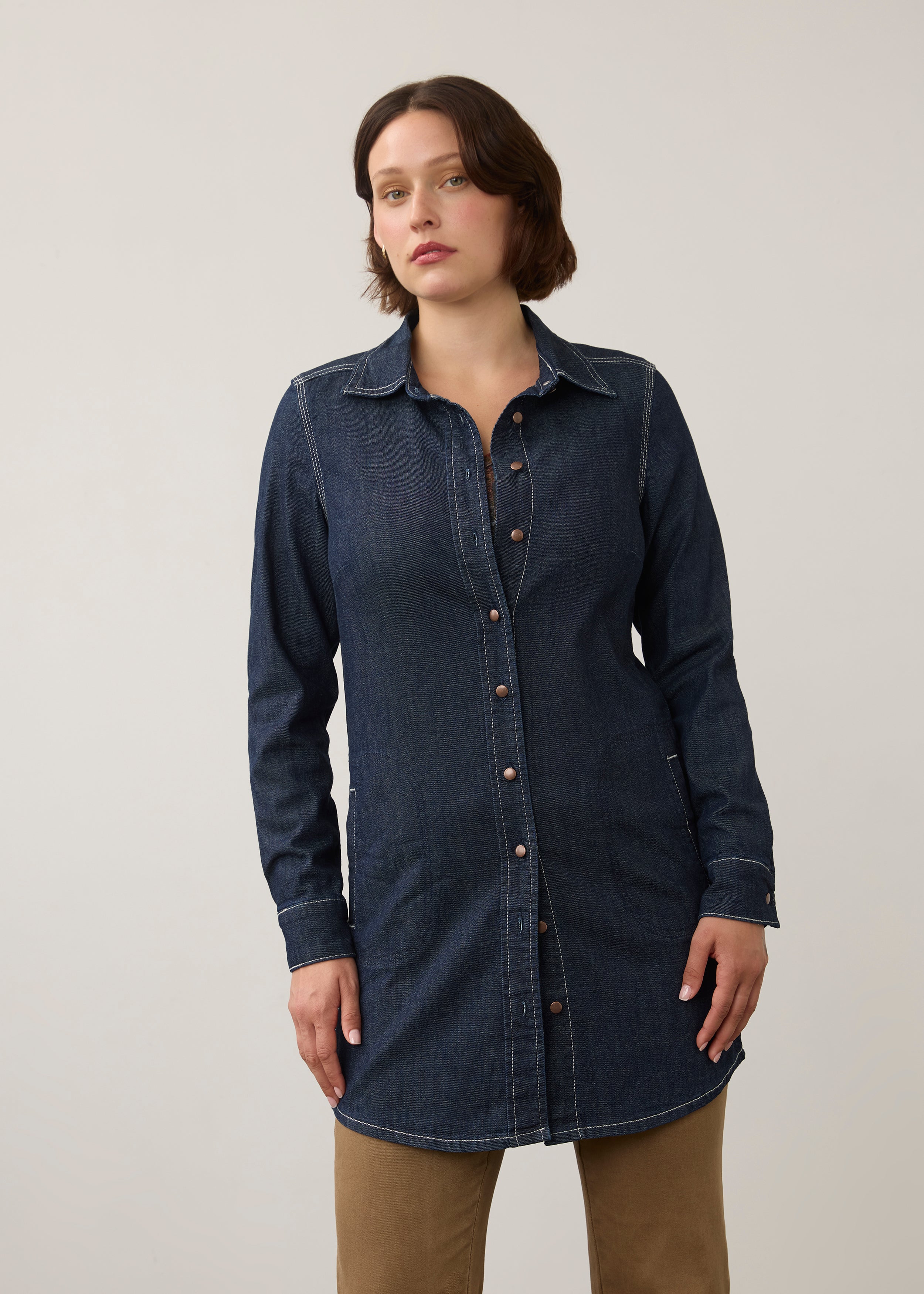 Long Denim Tunic (7325992)
